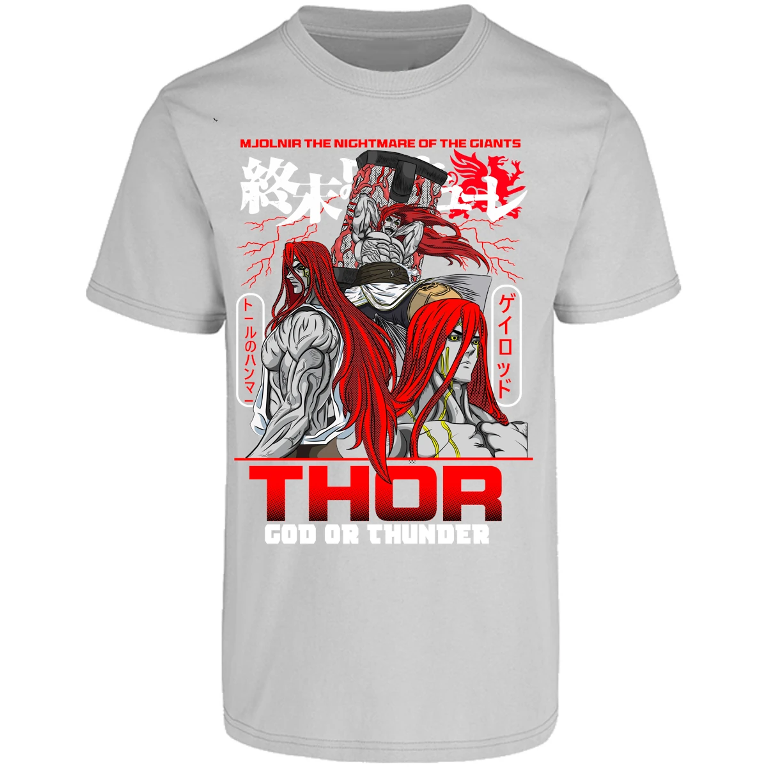 Playera Record Of Ragnarok Thor para Adulto 21