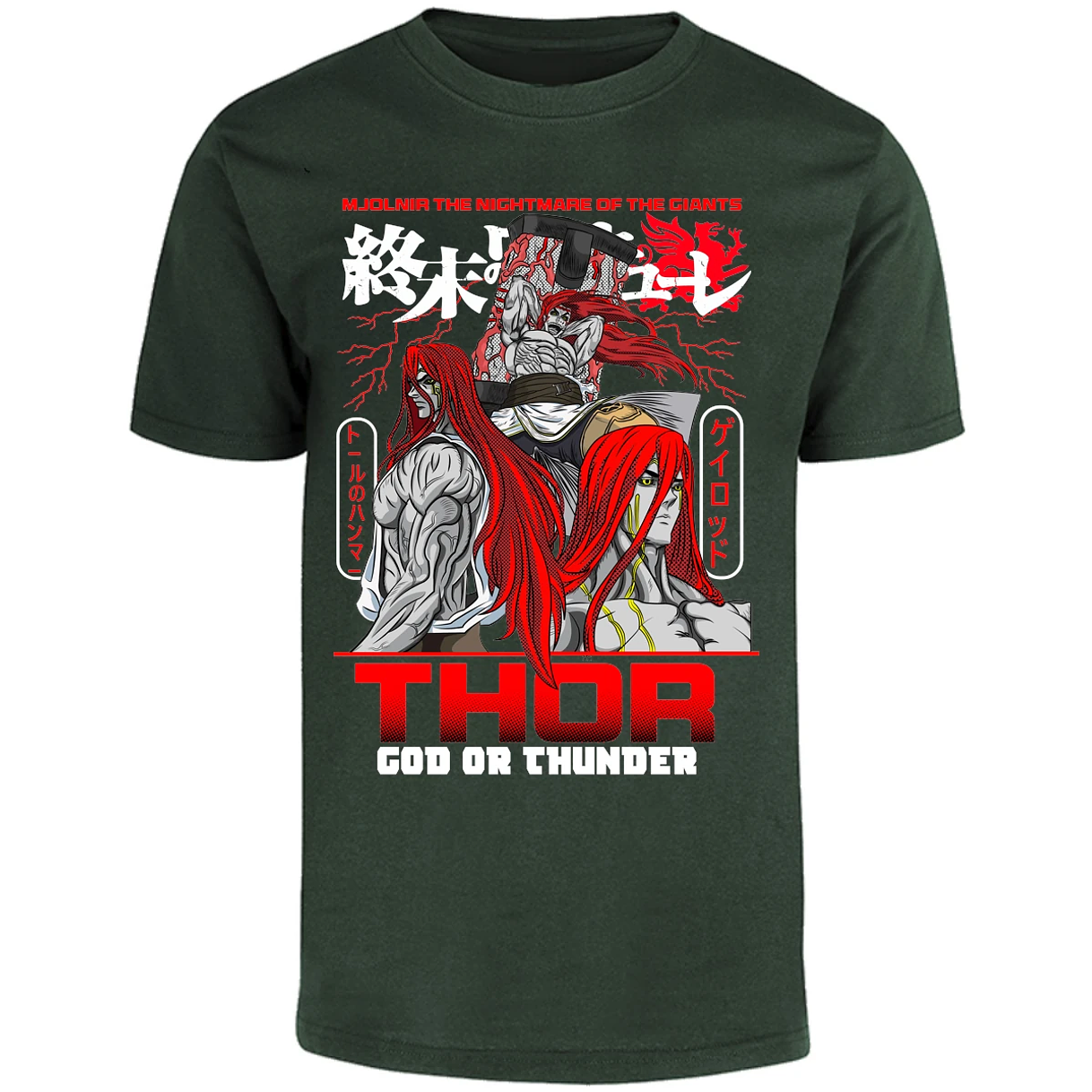 Playera Record Of Ragnarok Thor para Adulto 22
