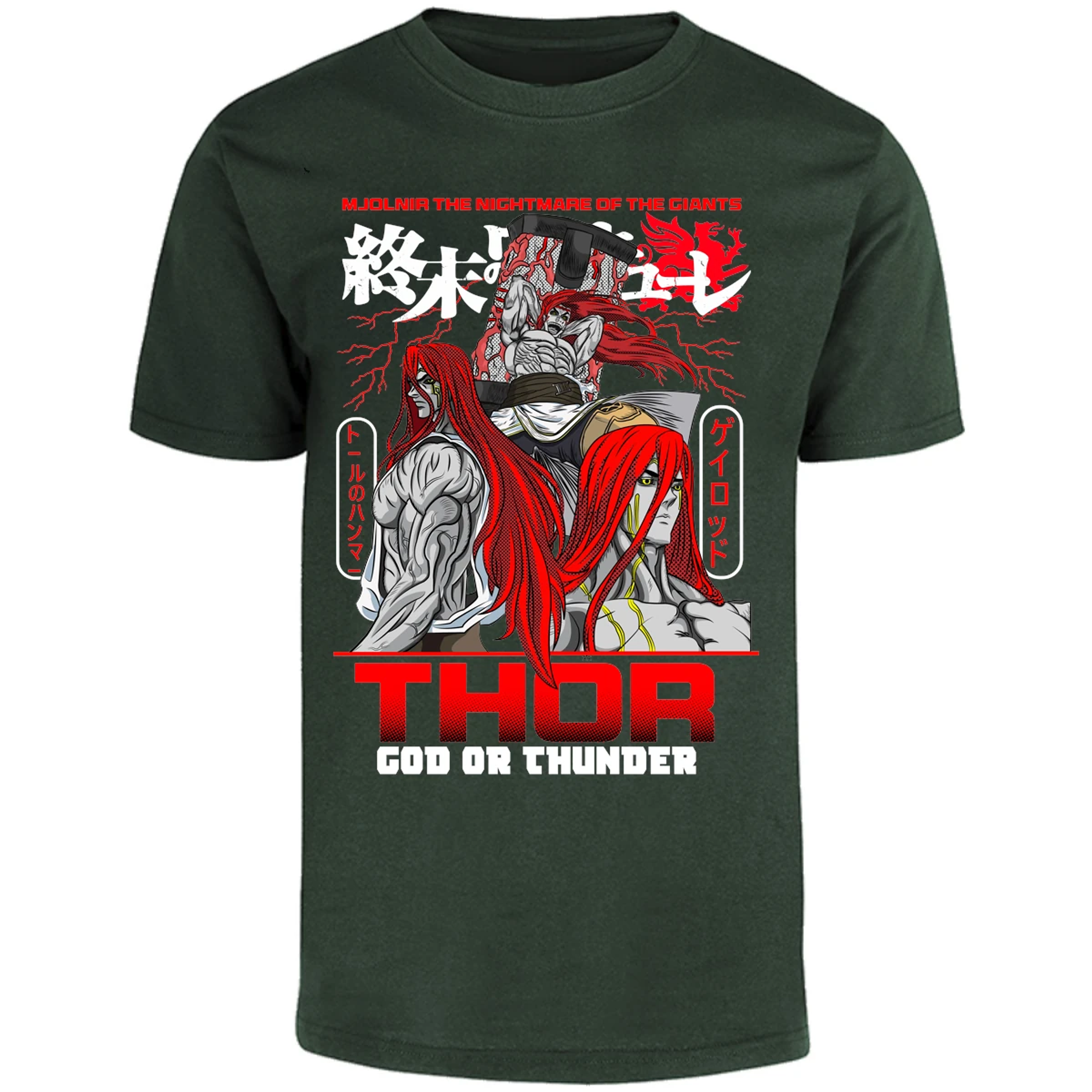 Playera Record Of Ragnarok Thor para Adulto 22