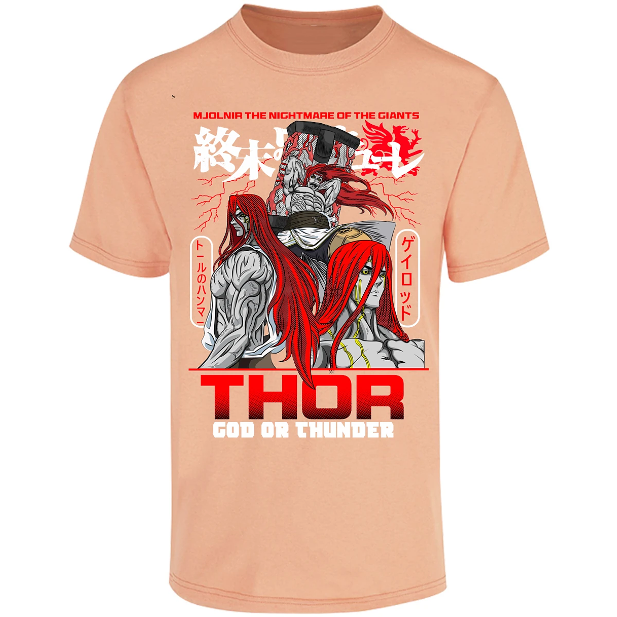 Playera Record Of Ragnarok Thor para Adulto 23