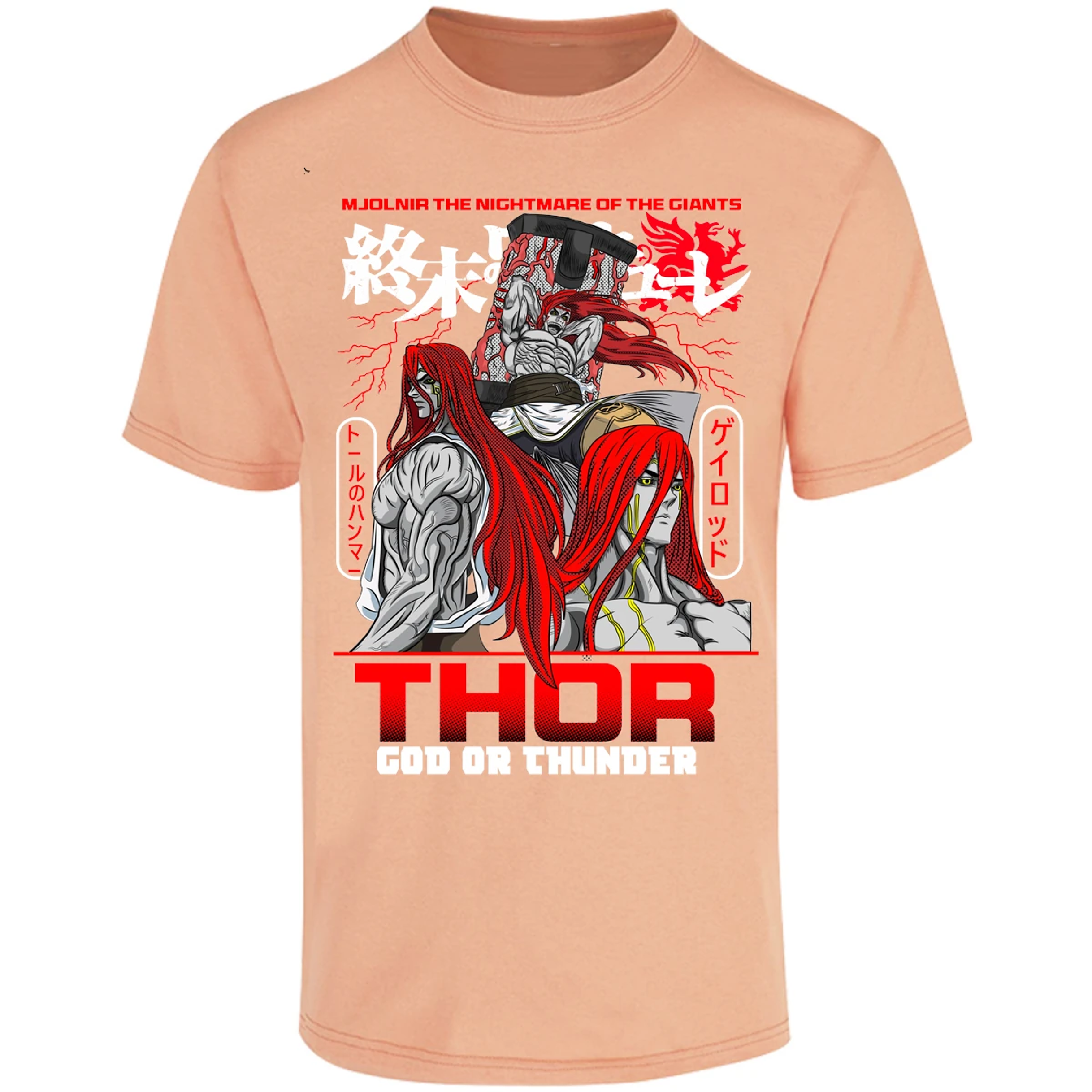 Playera Record Of Ragnarok Thor para Adulto 23