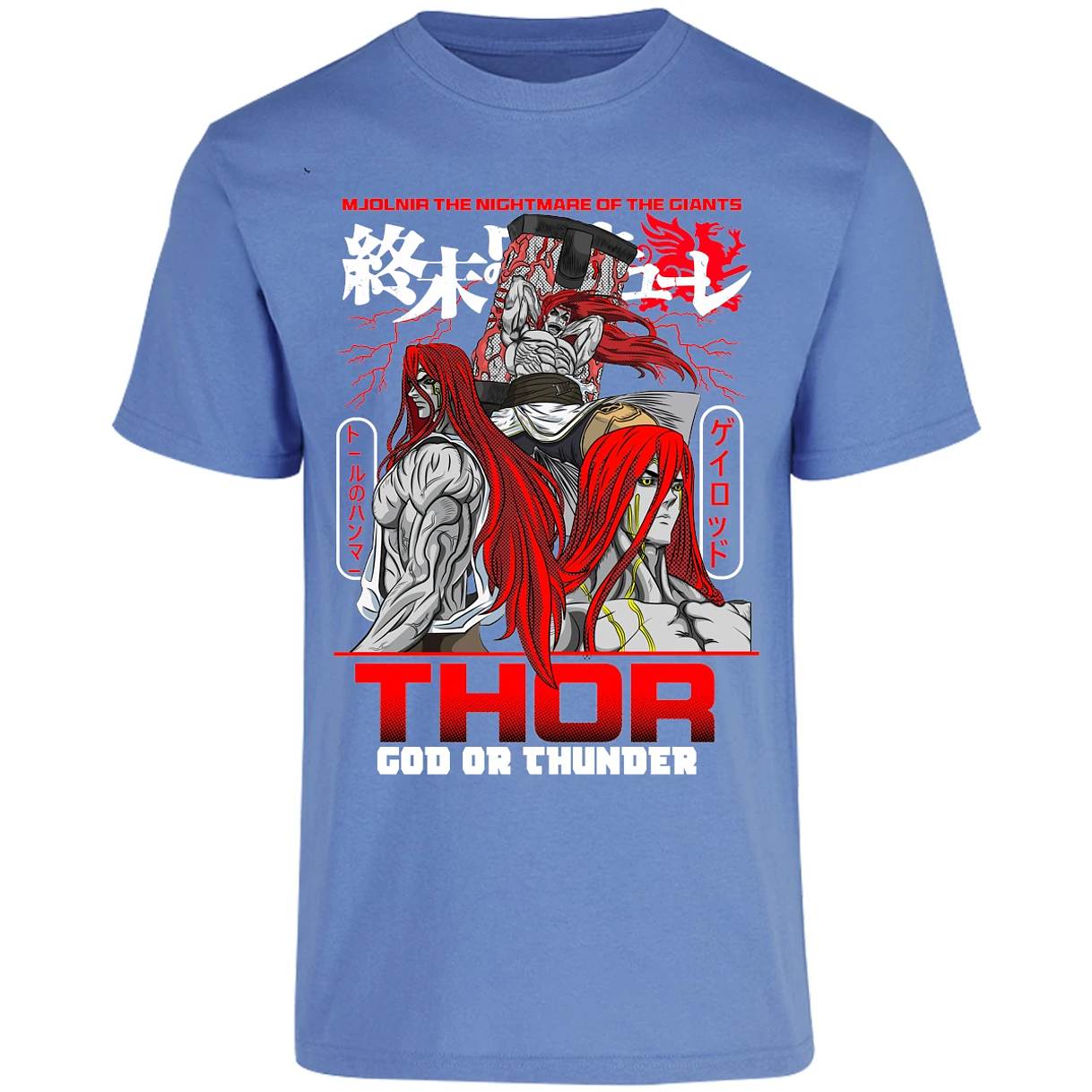 Playera Record Of Ragnarok Thor para Adulto 24