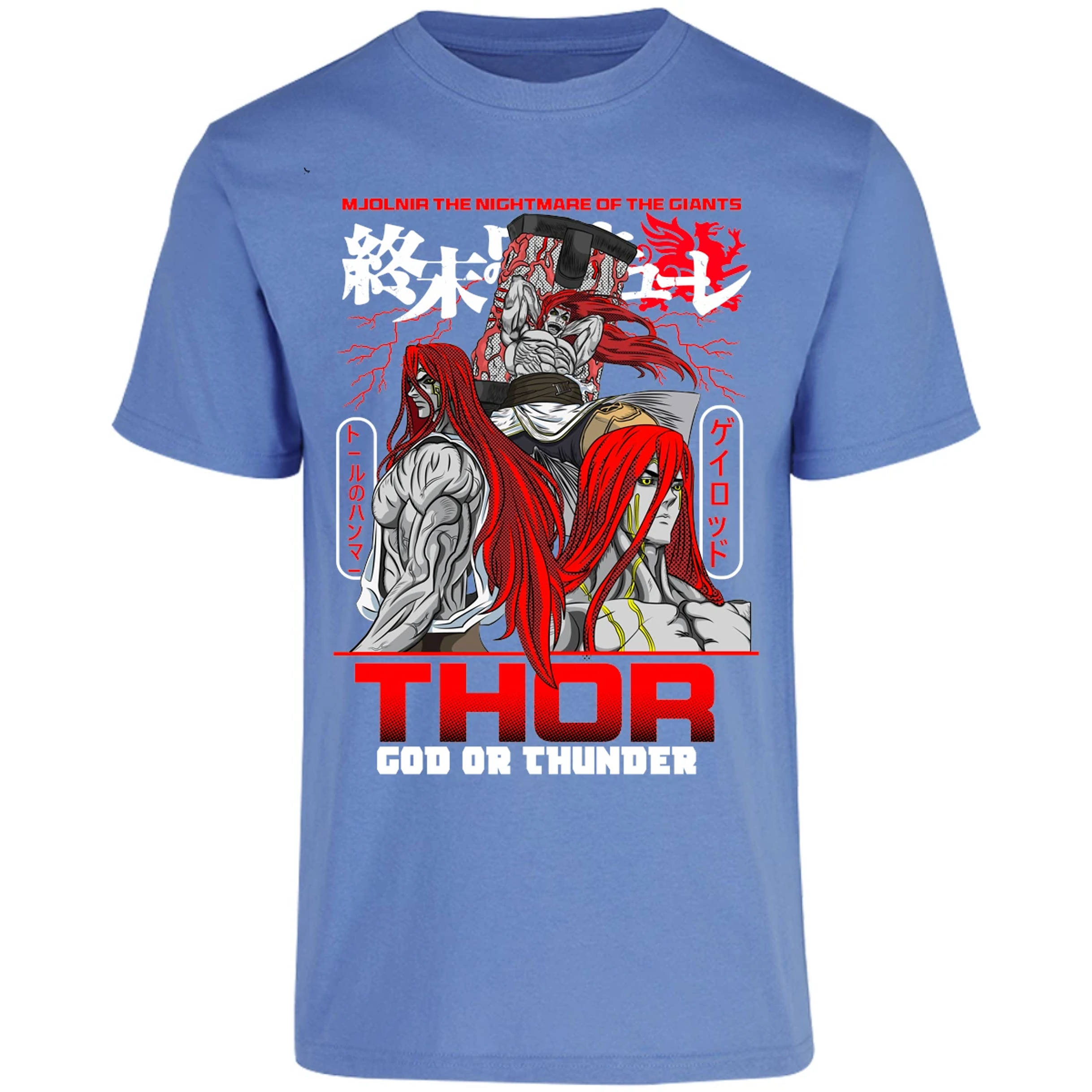 Playera Record Of Ragnarok Thor para Adulto 24