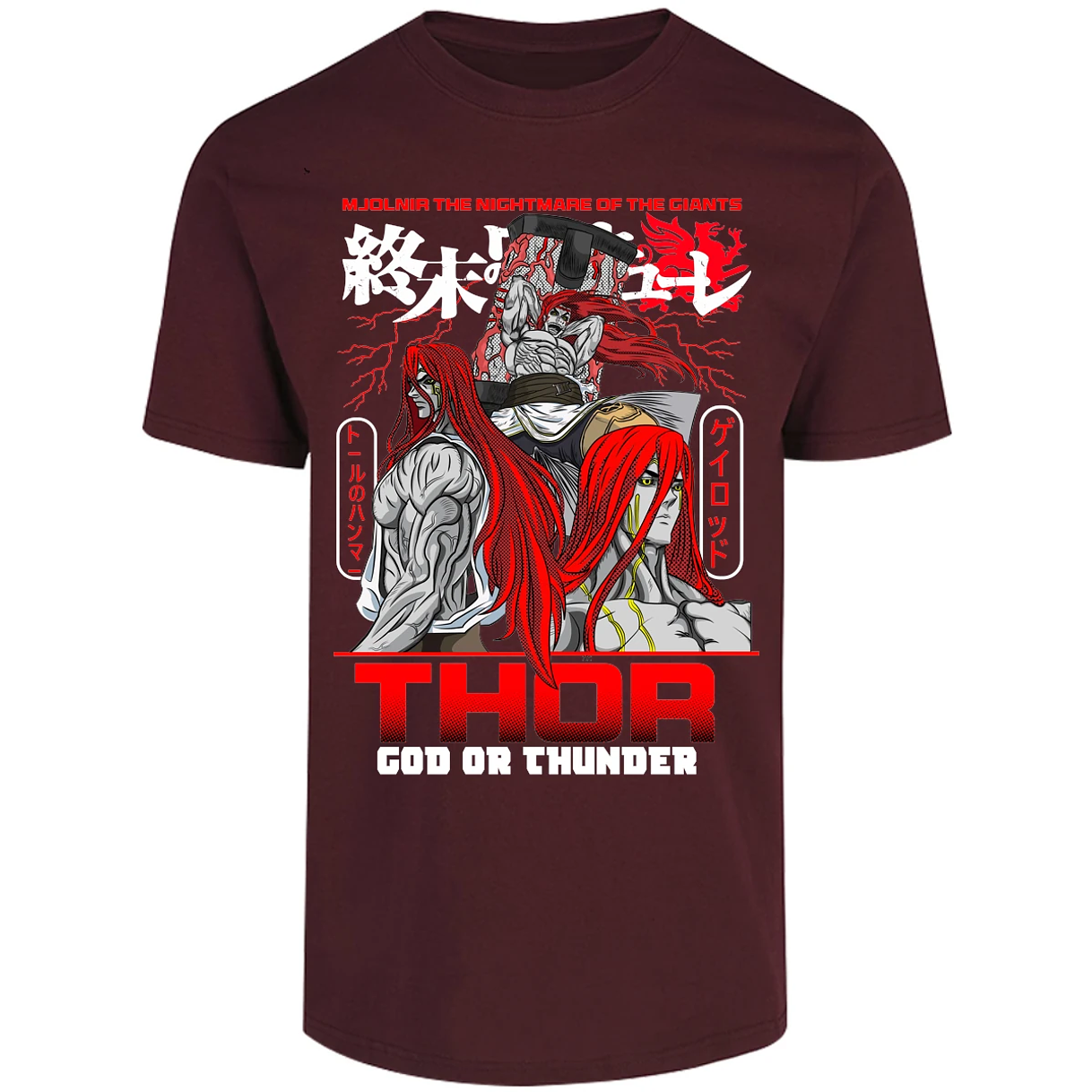 Playera Record Of Ragnarok Thor para Adulto 29