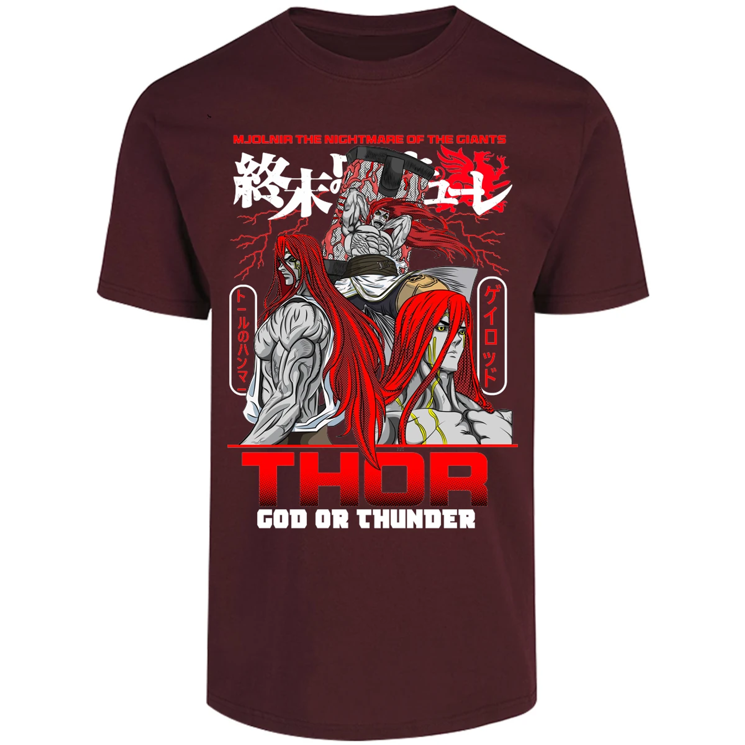Playera Record Of Ragnarok Thor para Adulto 29