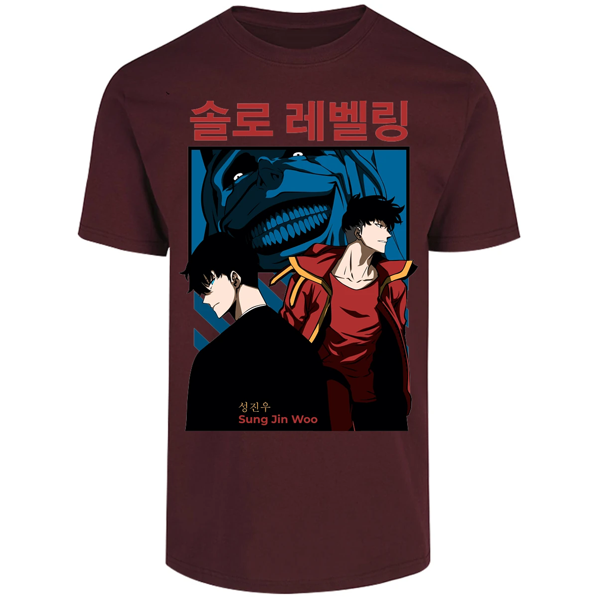 Playera Solo Leveling Sun Jin Woo para Adulto 7