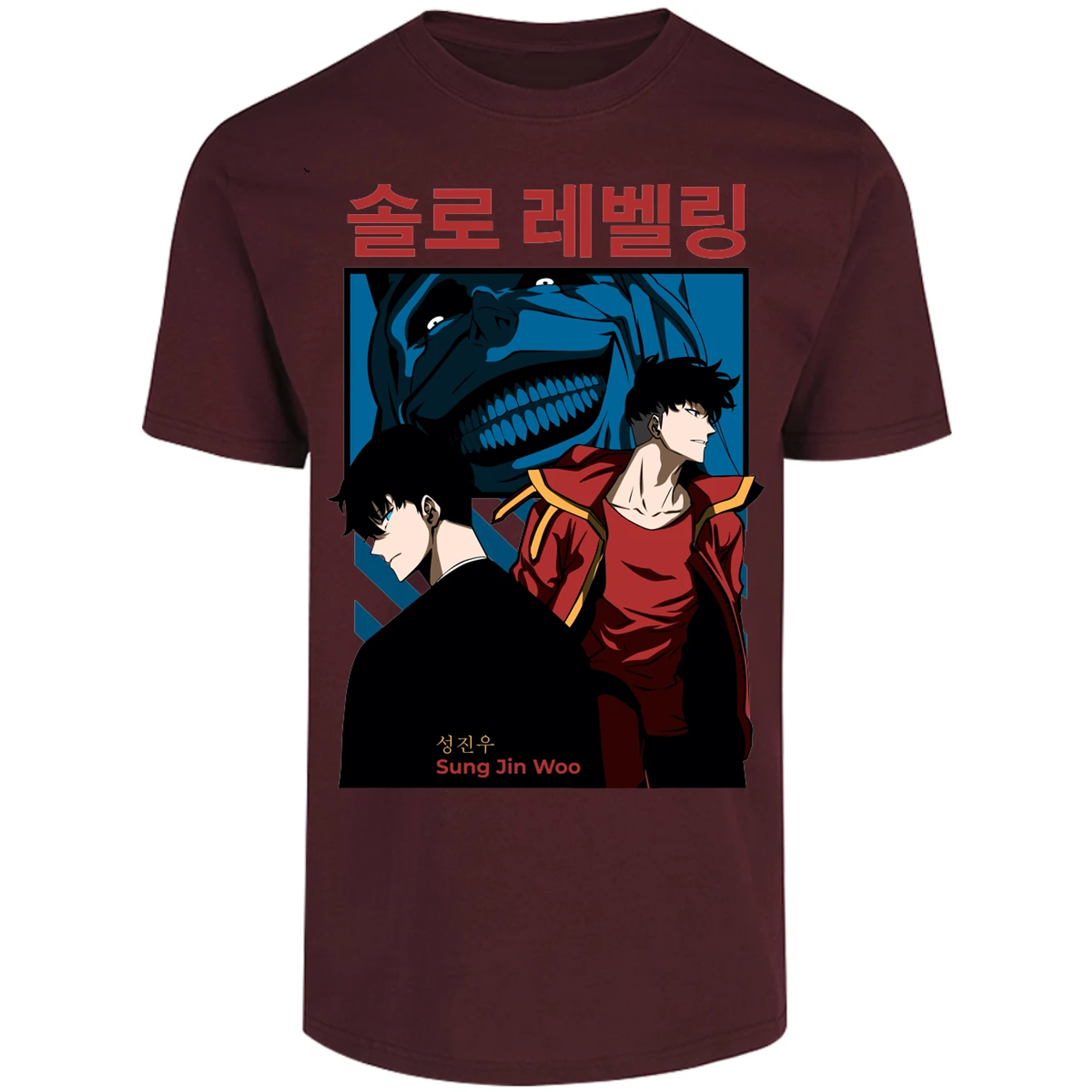 Playera Solo Leveling Sun Jin Woo para Adulto 7