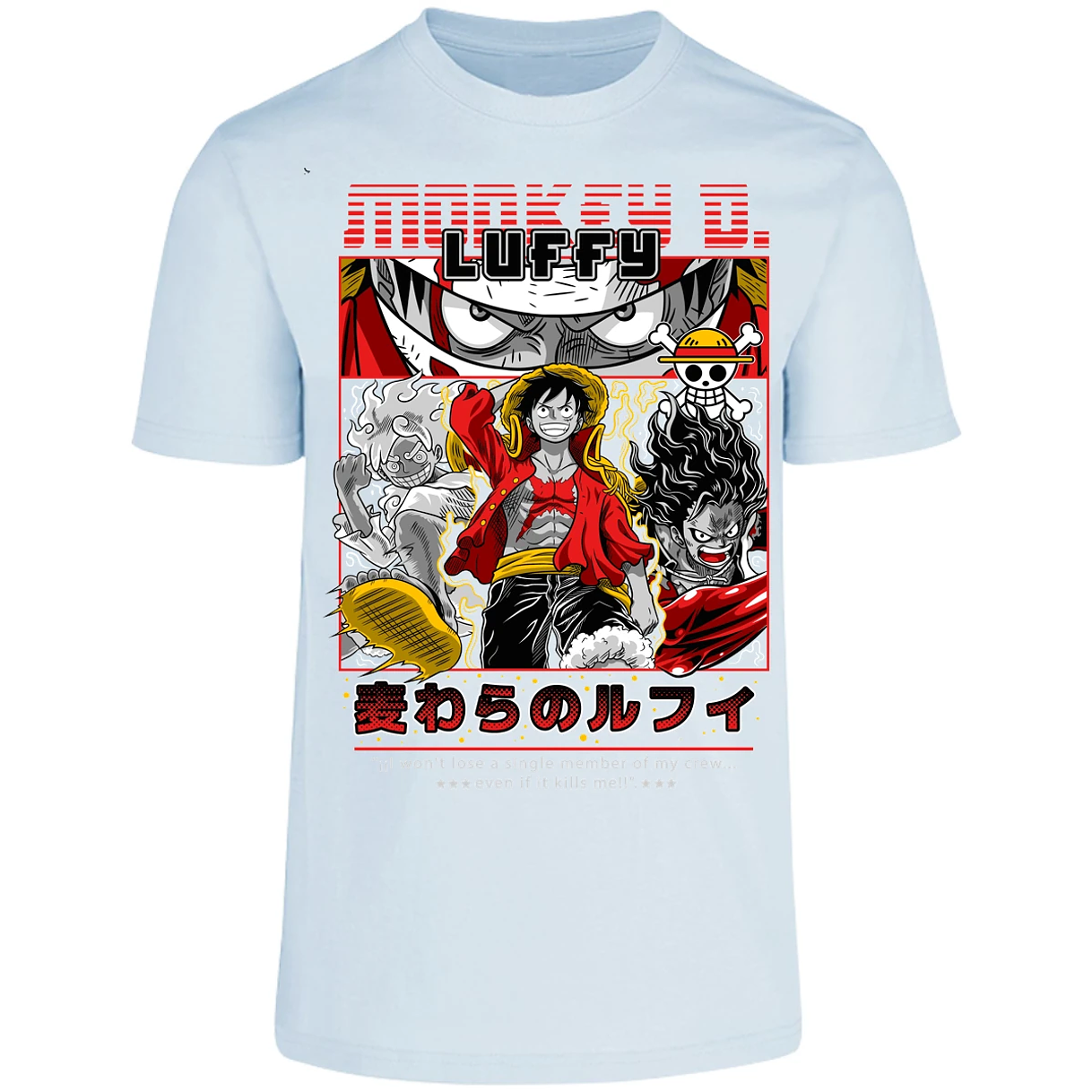 Playera One Piece Luffy Anime para Adulto 7