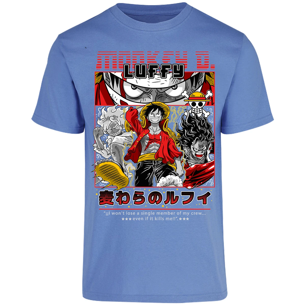 Playera One Piece Luffy Anime para Adulto 17