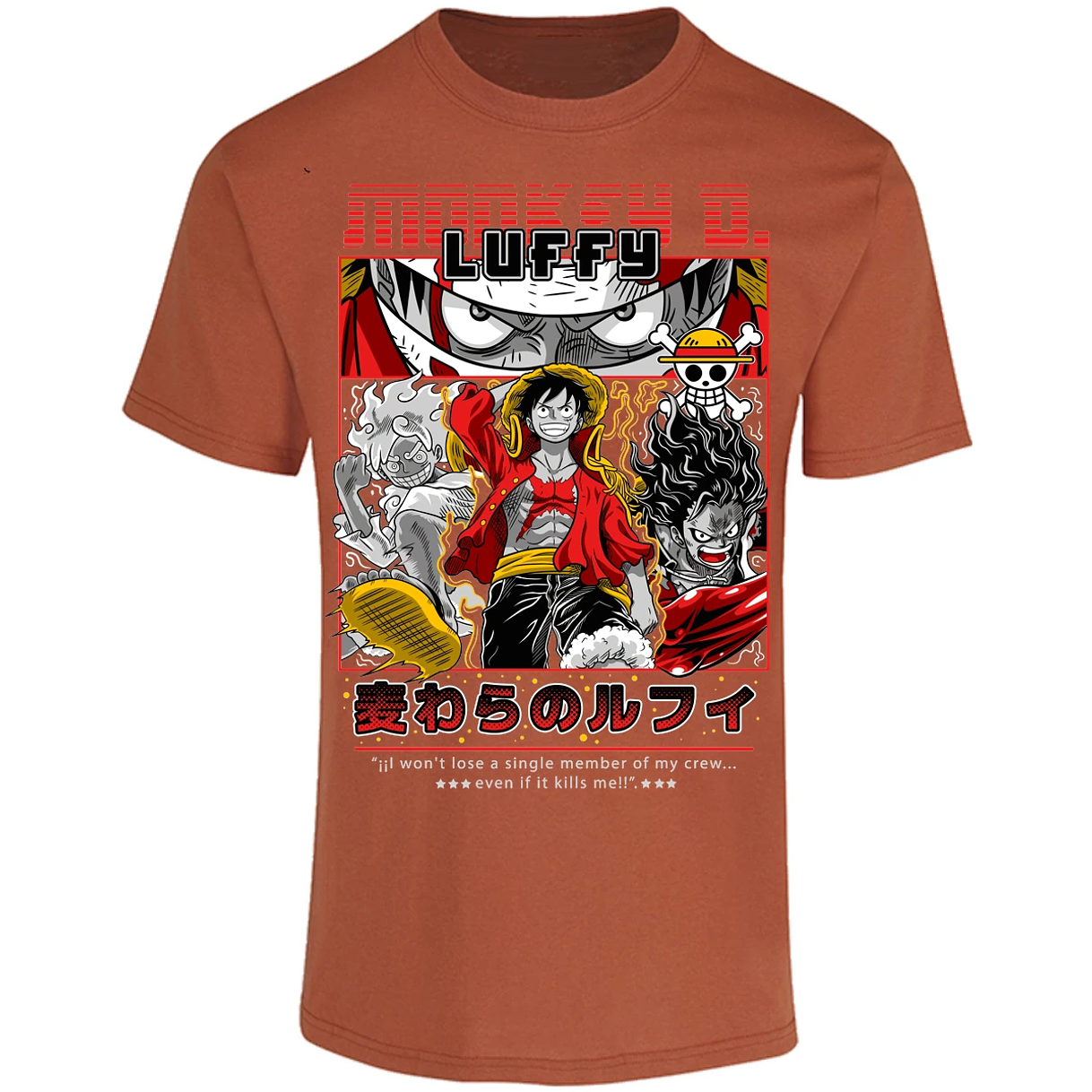 Playera One Piece Luffy Anime para Adulto 21
