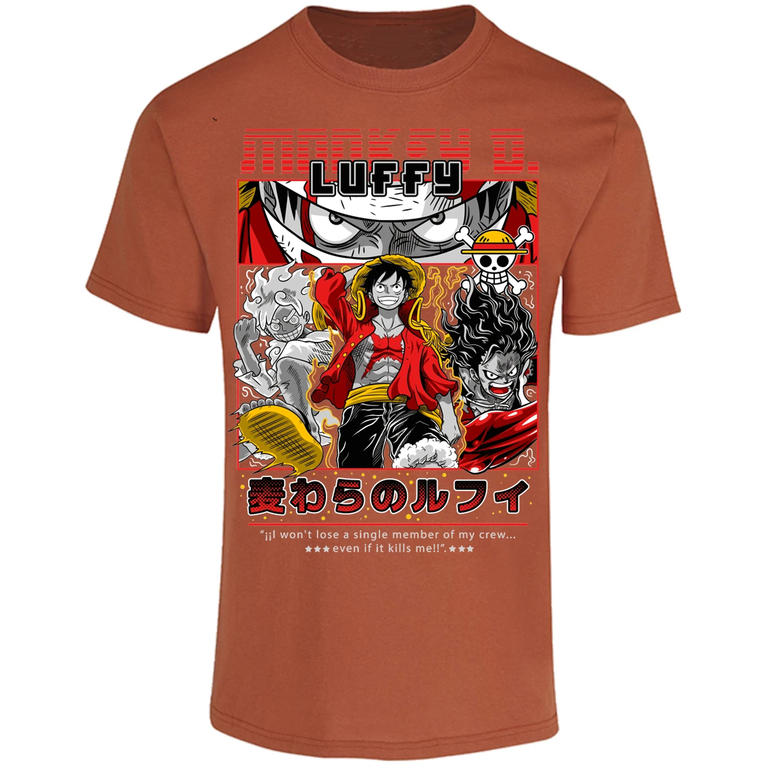 Playera One Piece Luffy Anime para Adulto 21
