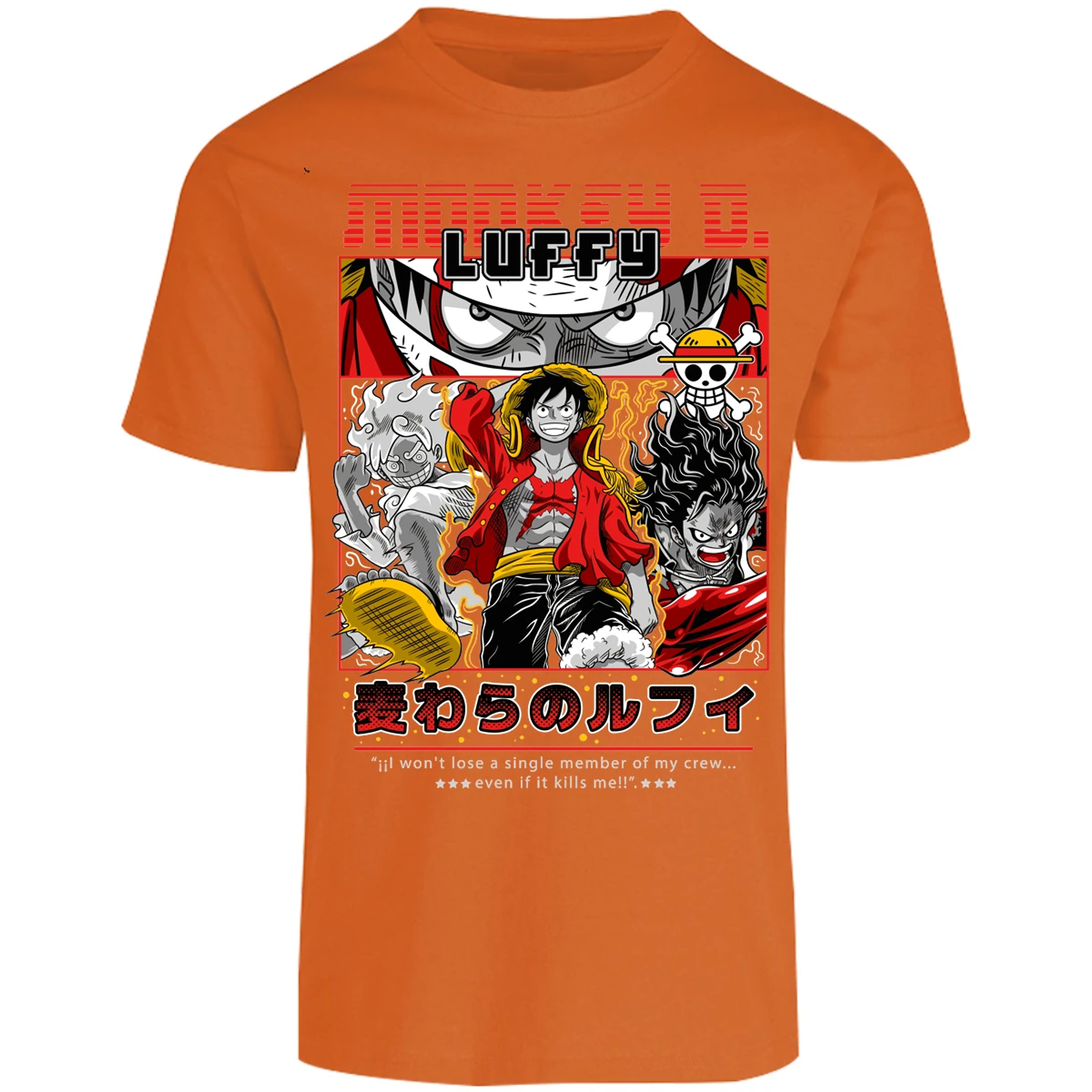 Playera One Piece Luffy Anime para Adulto 22