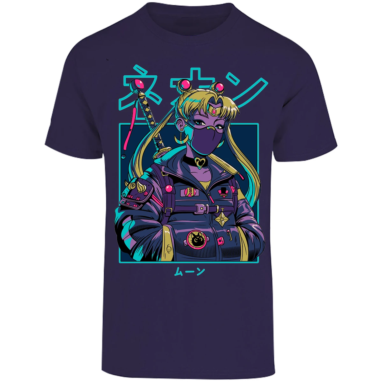 Playera Sailor Moon Sailor Moon Cyberpunk para Adulto 2