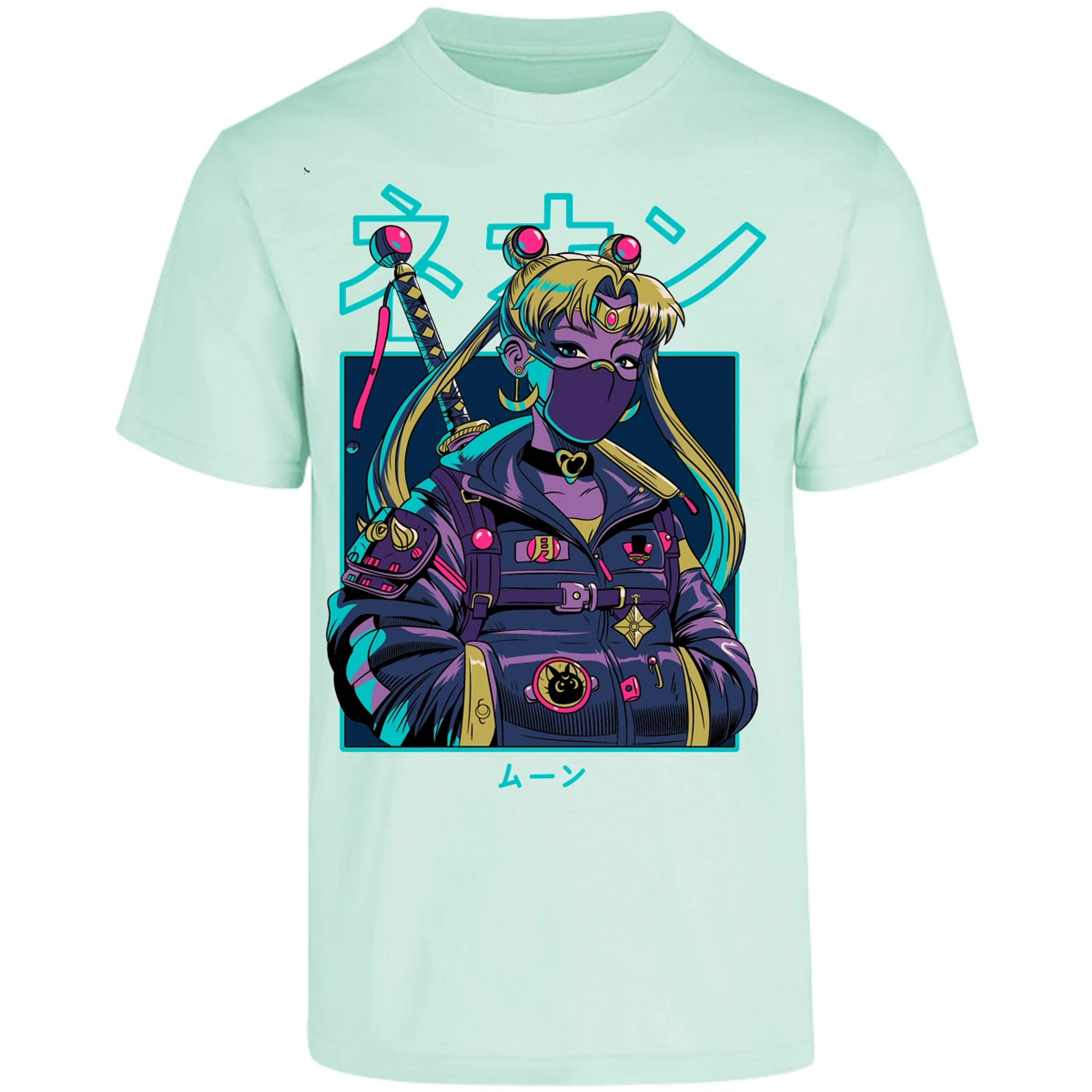 Playera Sailor Moon Sailor Moon Cyberpunk para Adulto 9