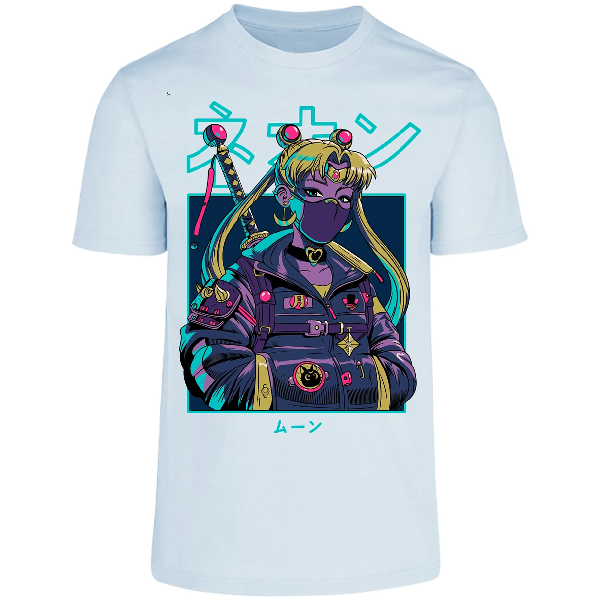Playera Sailor Moon Sailor Moon Cyberpunk para Adulto 16