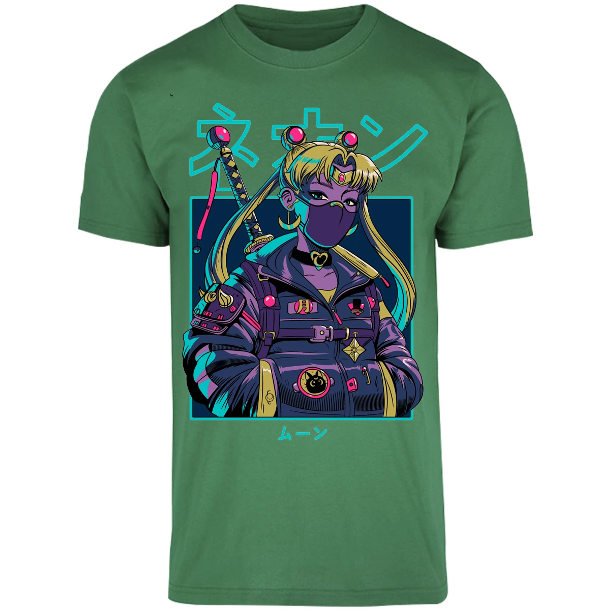 Playera Sailor Moon Sailor Moon Cyberpunk para Adulto 12