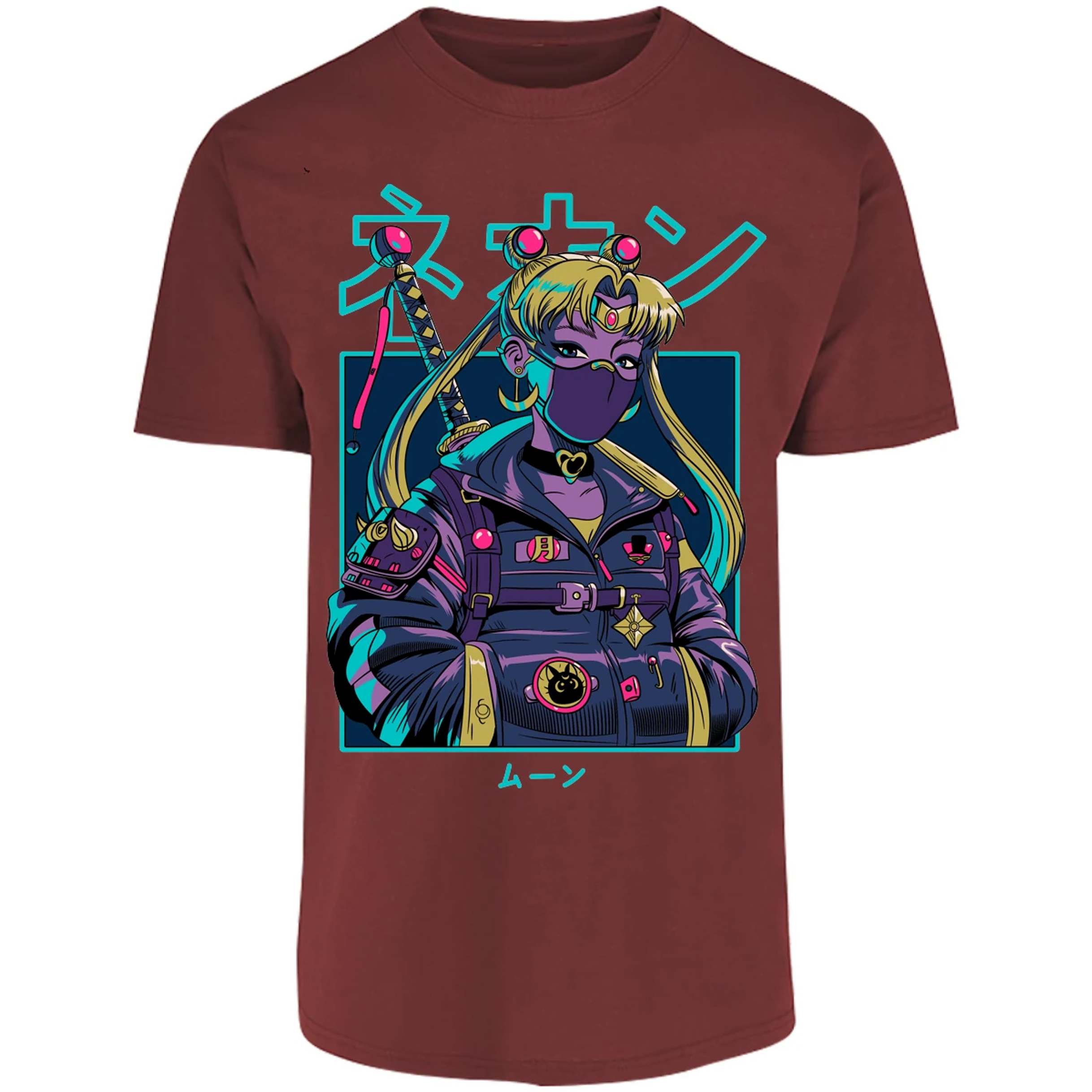 Playera Sailor Moon Sailor Moon Cyberpunk para Adulto 13