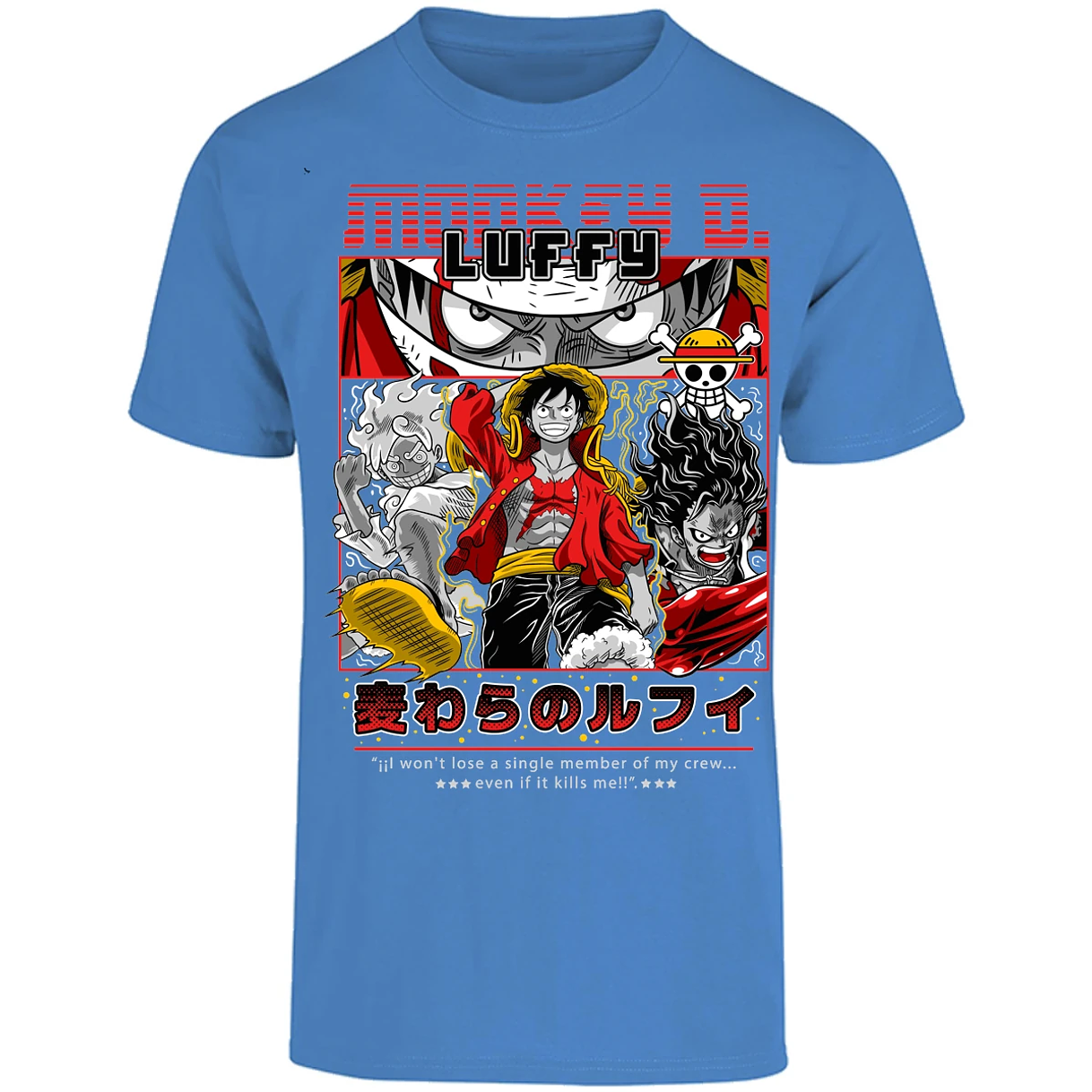 Playera One Piece Luffy Anime para Adulto 49