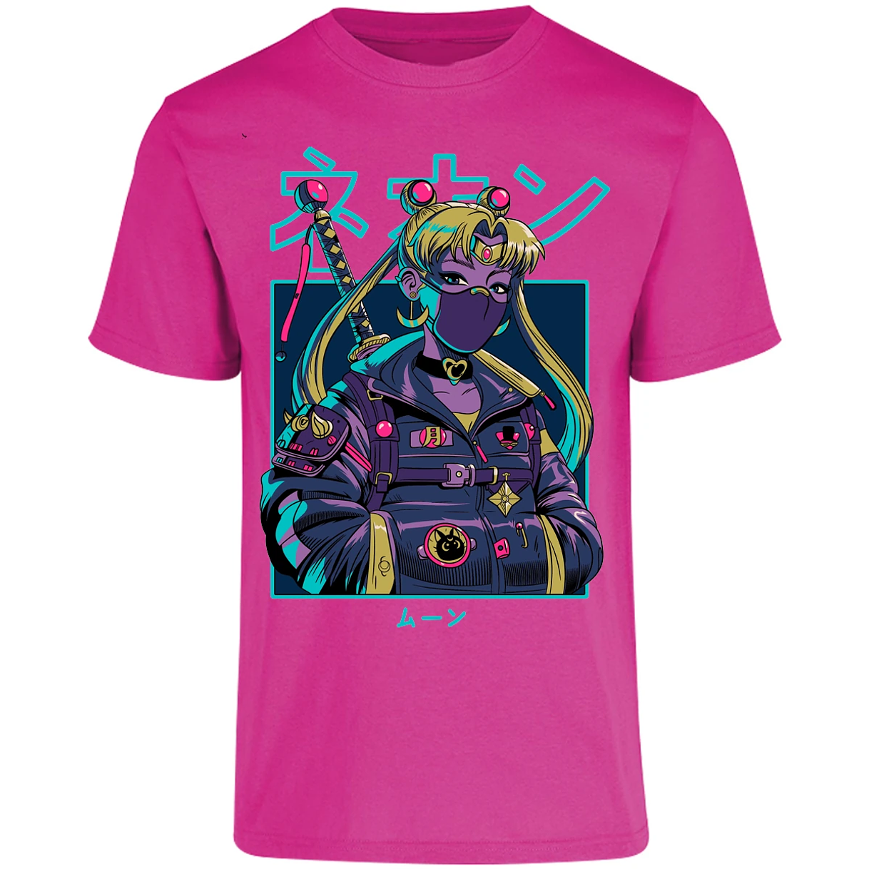Playera Sailor Moon Sailor Moon Cyberpunk para Adulto 17