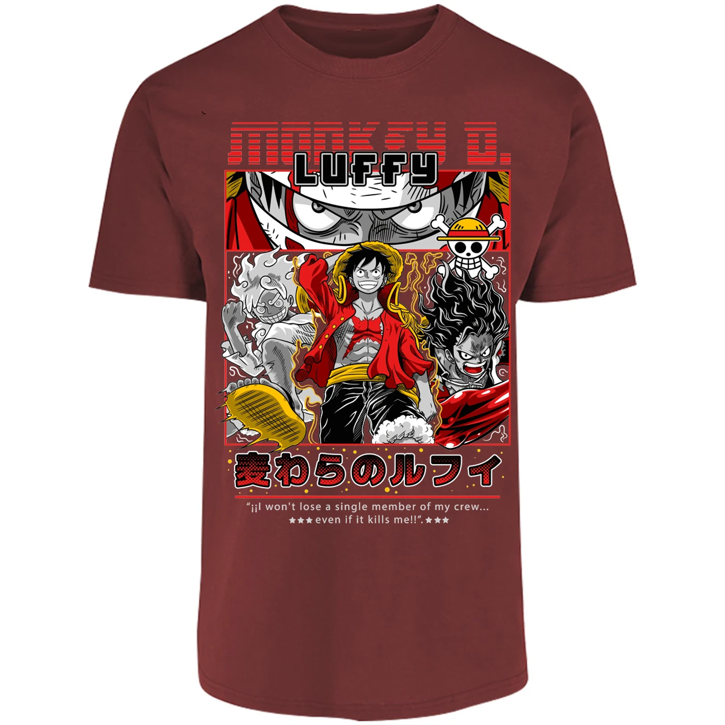 Playera One Piece Luffy Anime para Adulto 50
