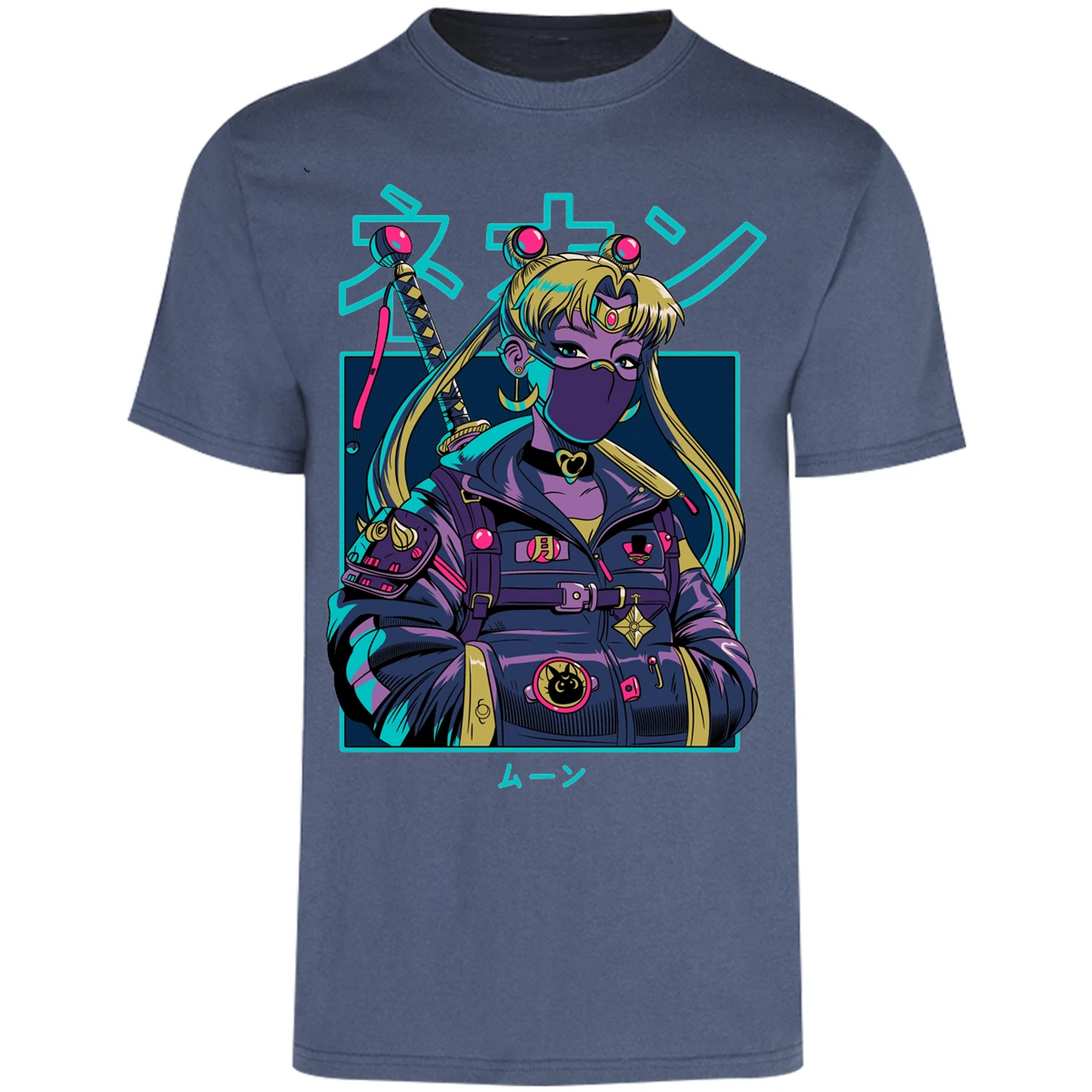 Playera Sailor Moon Sailor Moon Cyberpunk para Adulto 25