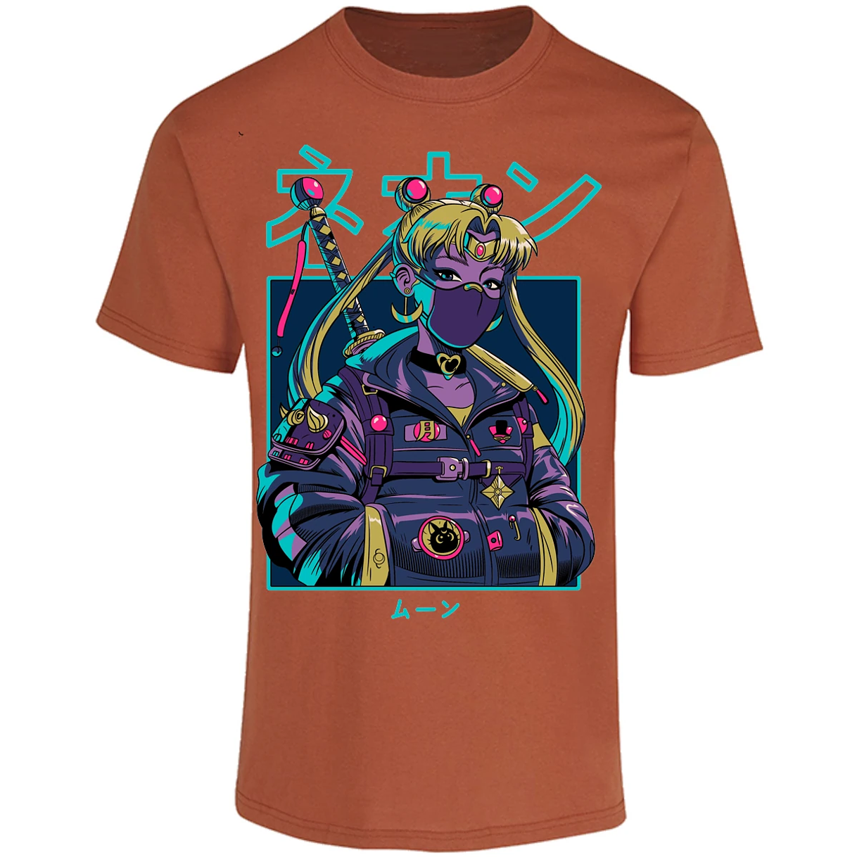 Playera Sailor Moon Sailor Moon Cyberpunk para Adulto 30