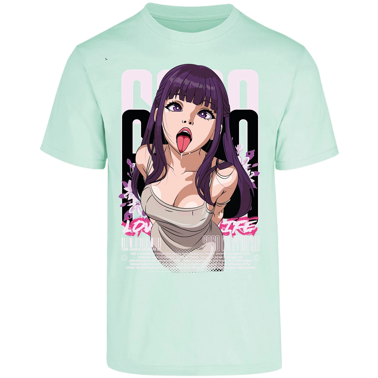 Playera Soso No Frieren Fern Waifu para Adulto 5