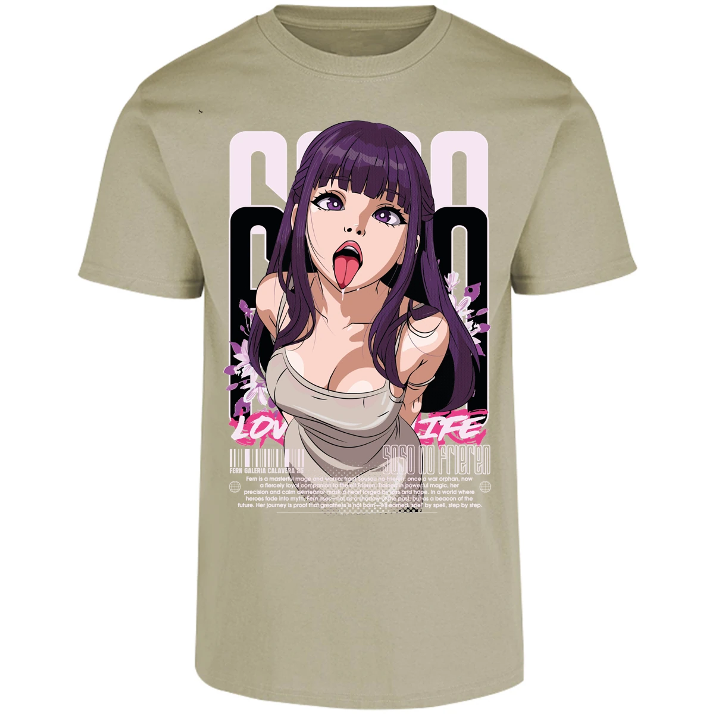 Playera Soso No Frieren Fern Waifu para Adulto 16