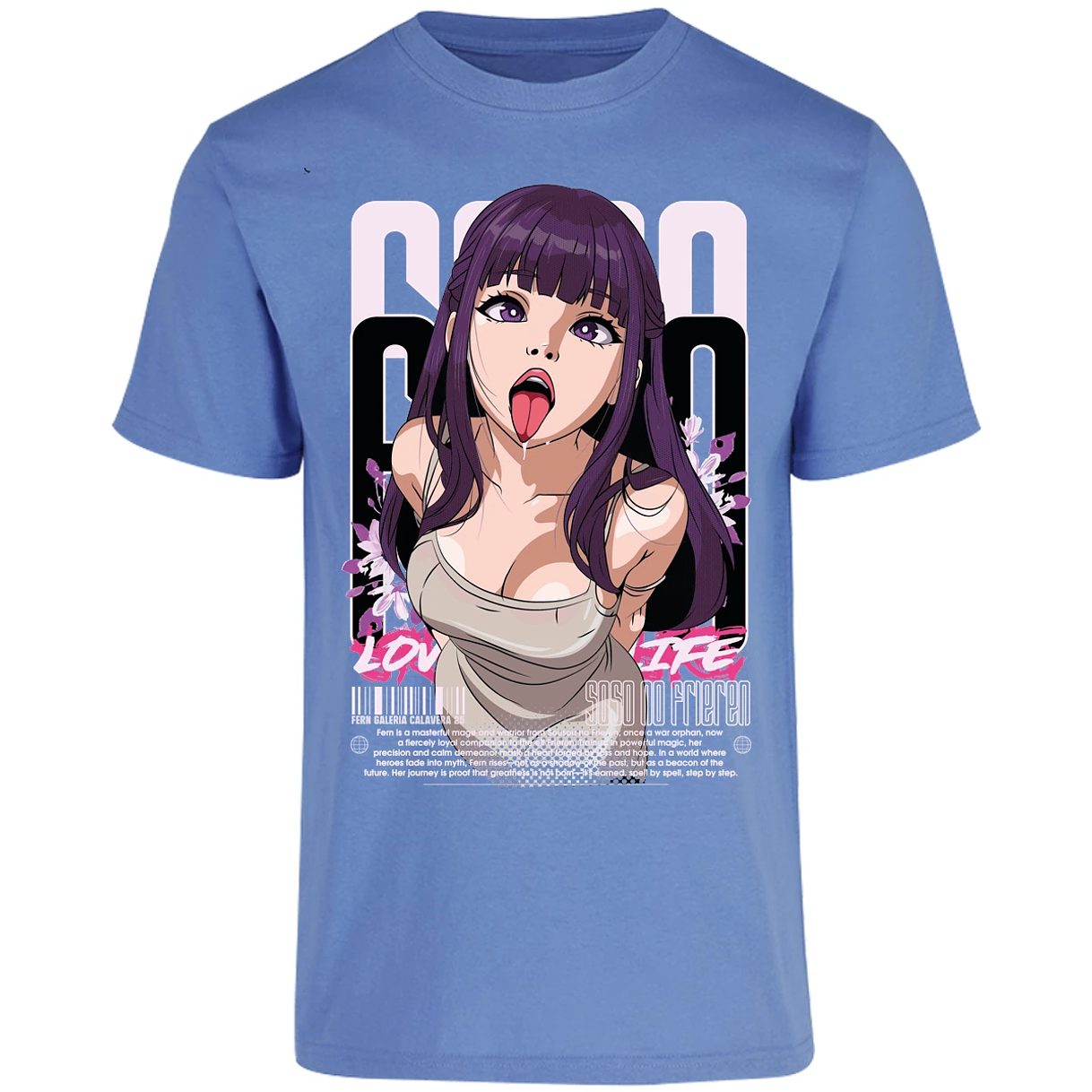 Playera Soso No Frieren Fern Waifu para Adulto 1