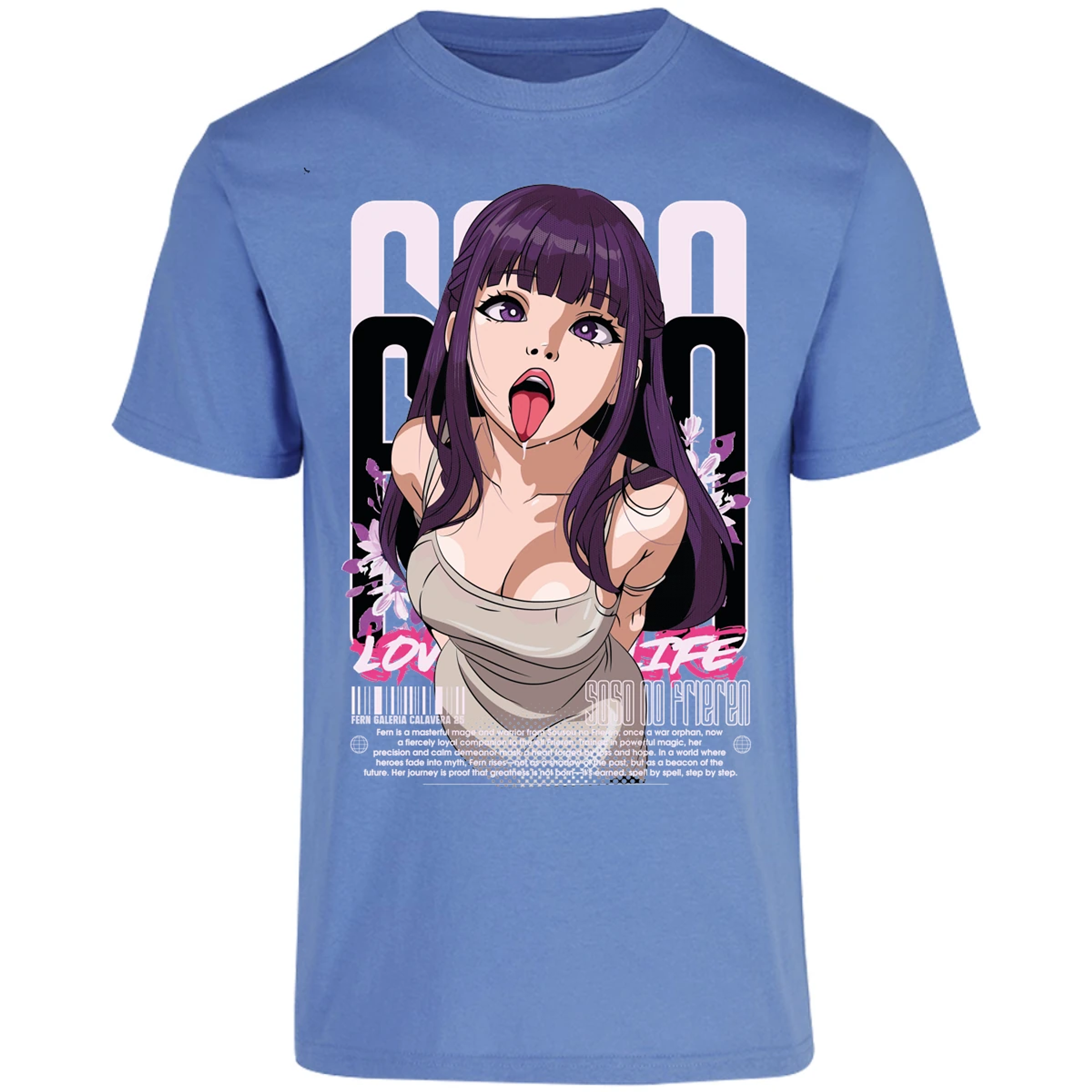 Playera Soso No Frieren Fern Waifu para Adulto 1