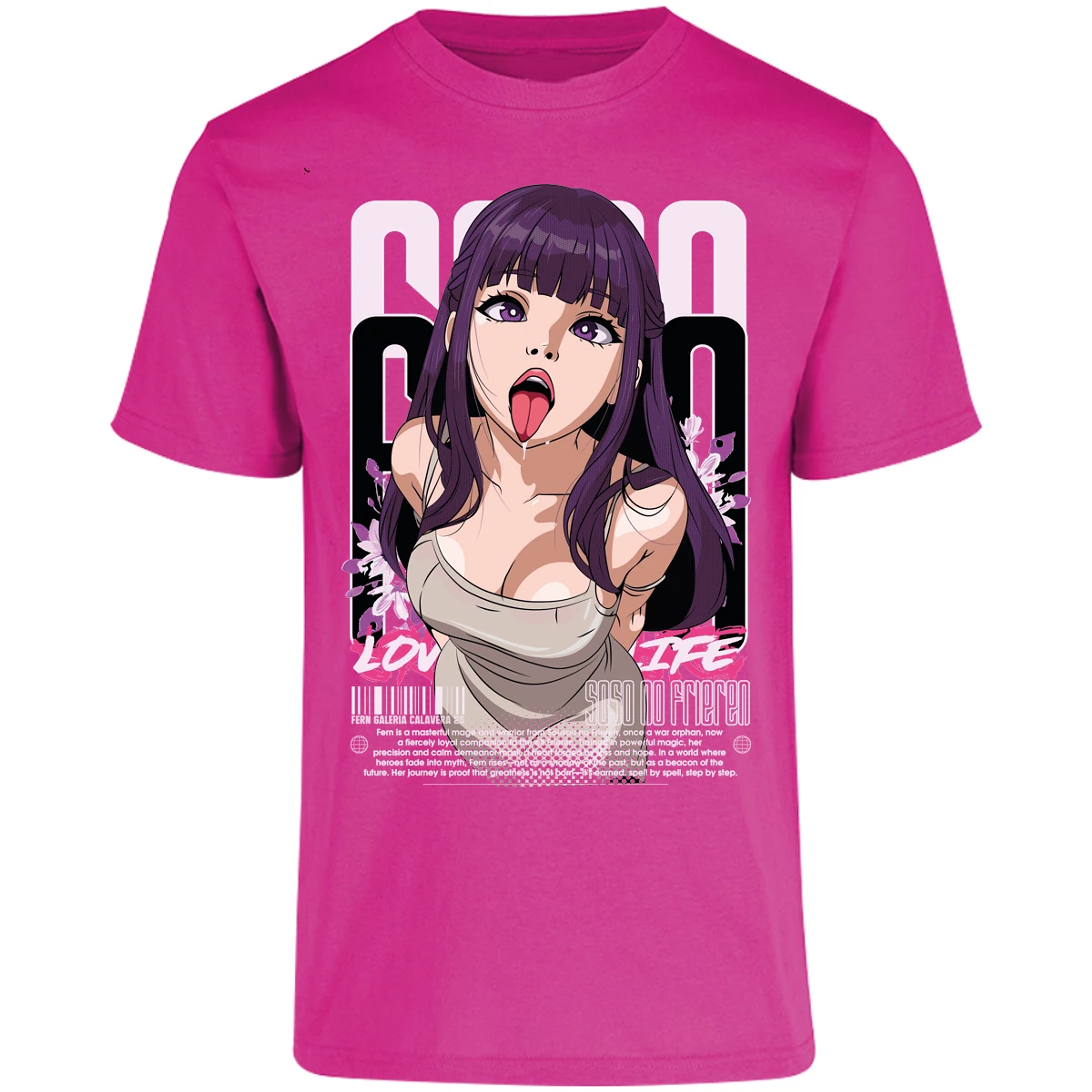 Playera Soso No Frieren Fern Waifu para Adulto 4