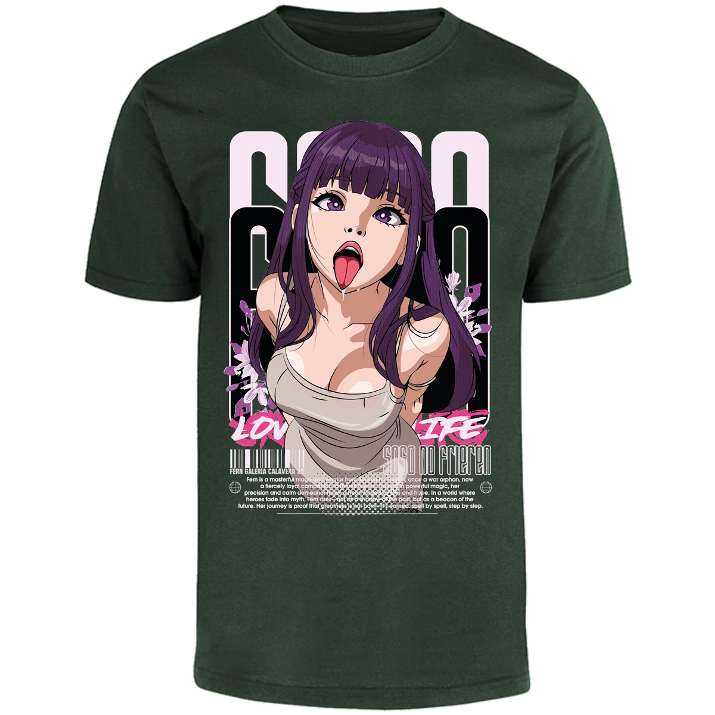 Playera Soso No Frieren Fern Waifu para Adulto 6