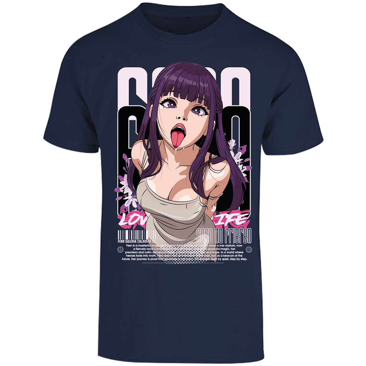 Playera Soso No Frieren Fern Waifu para Adulto 7