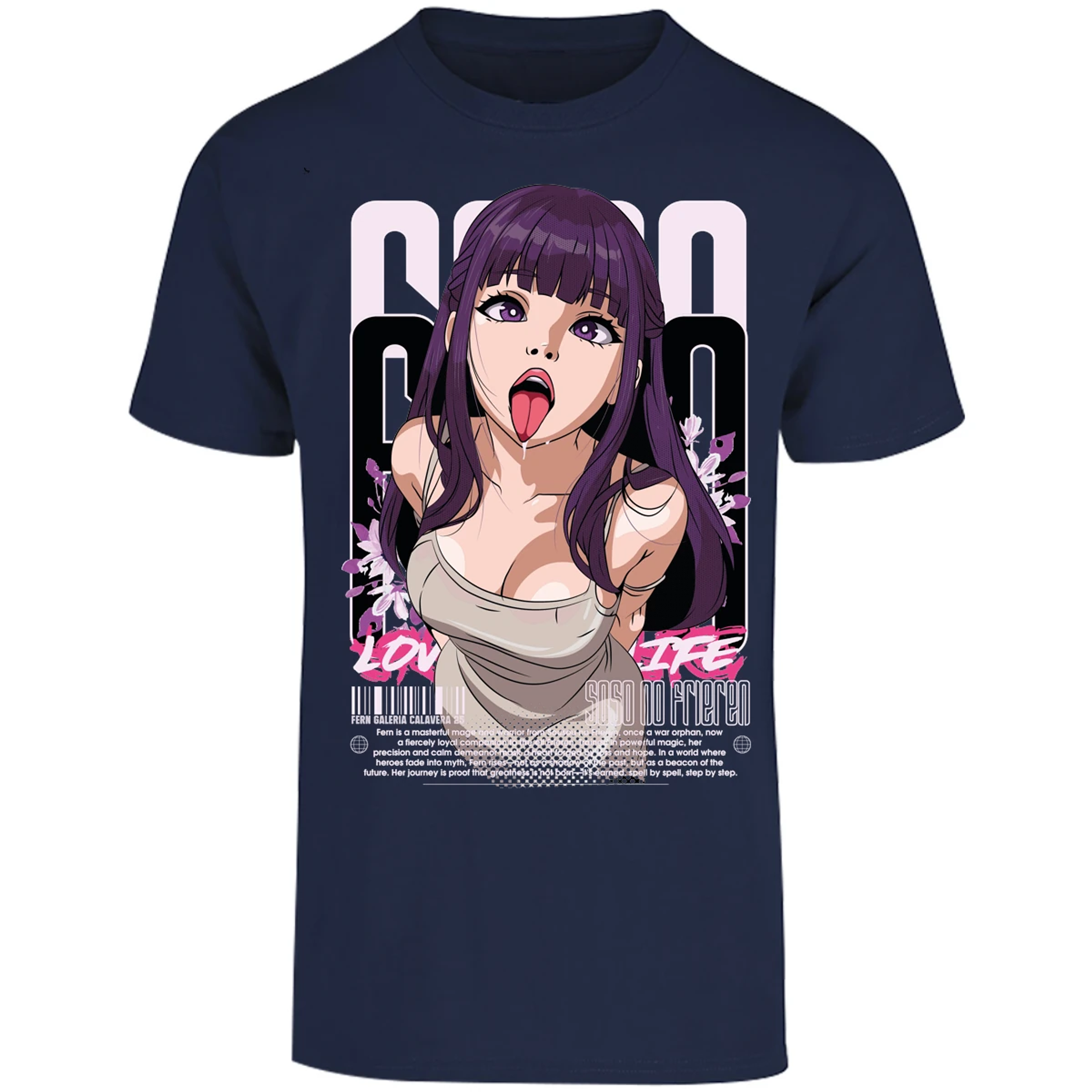 Playera Soso No Frieren Fern Waifu para Adulto 7