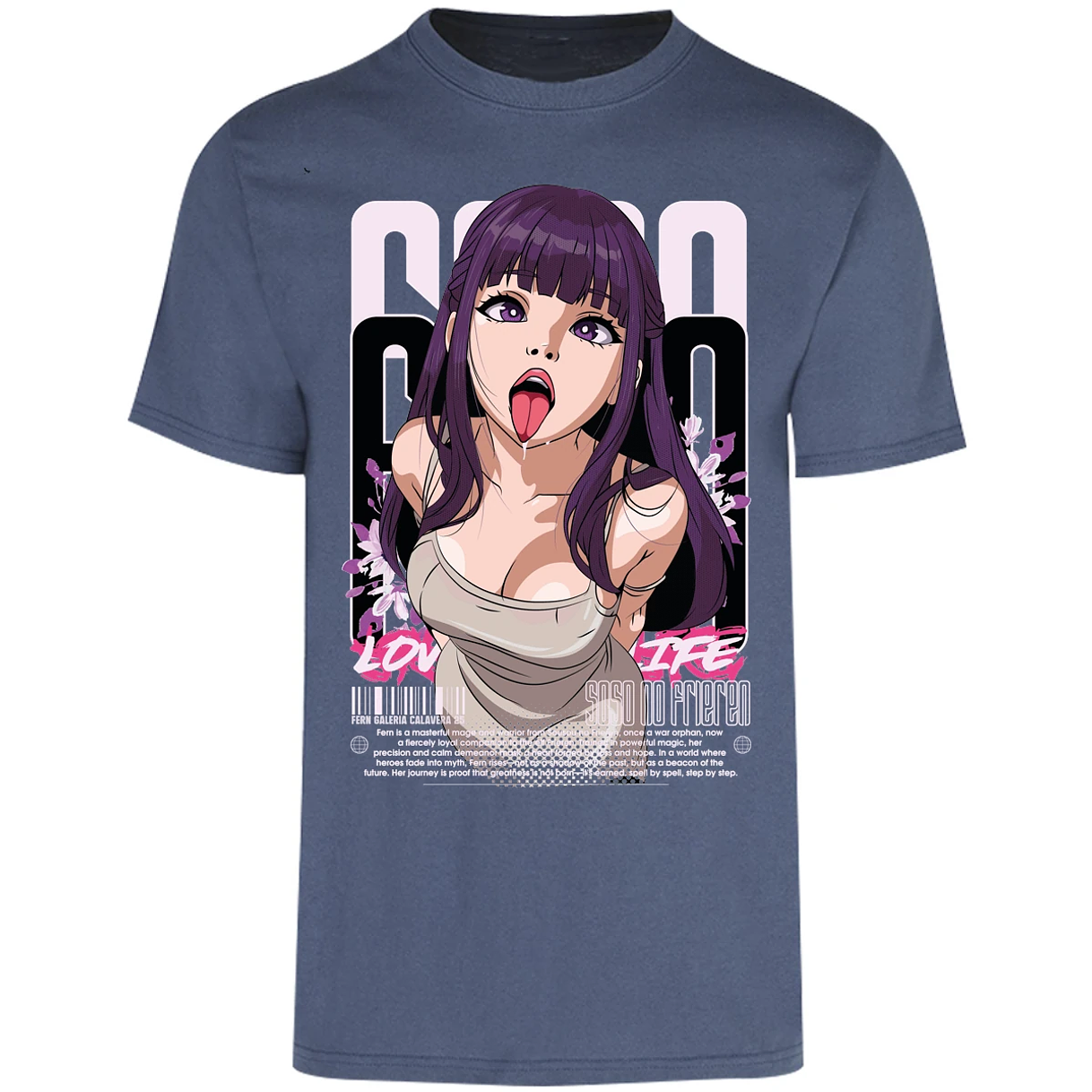 Playera Soso No Frieren Fern Waifu para Adulto 9