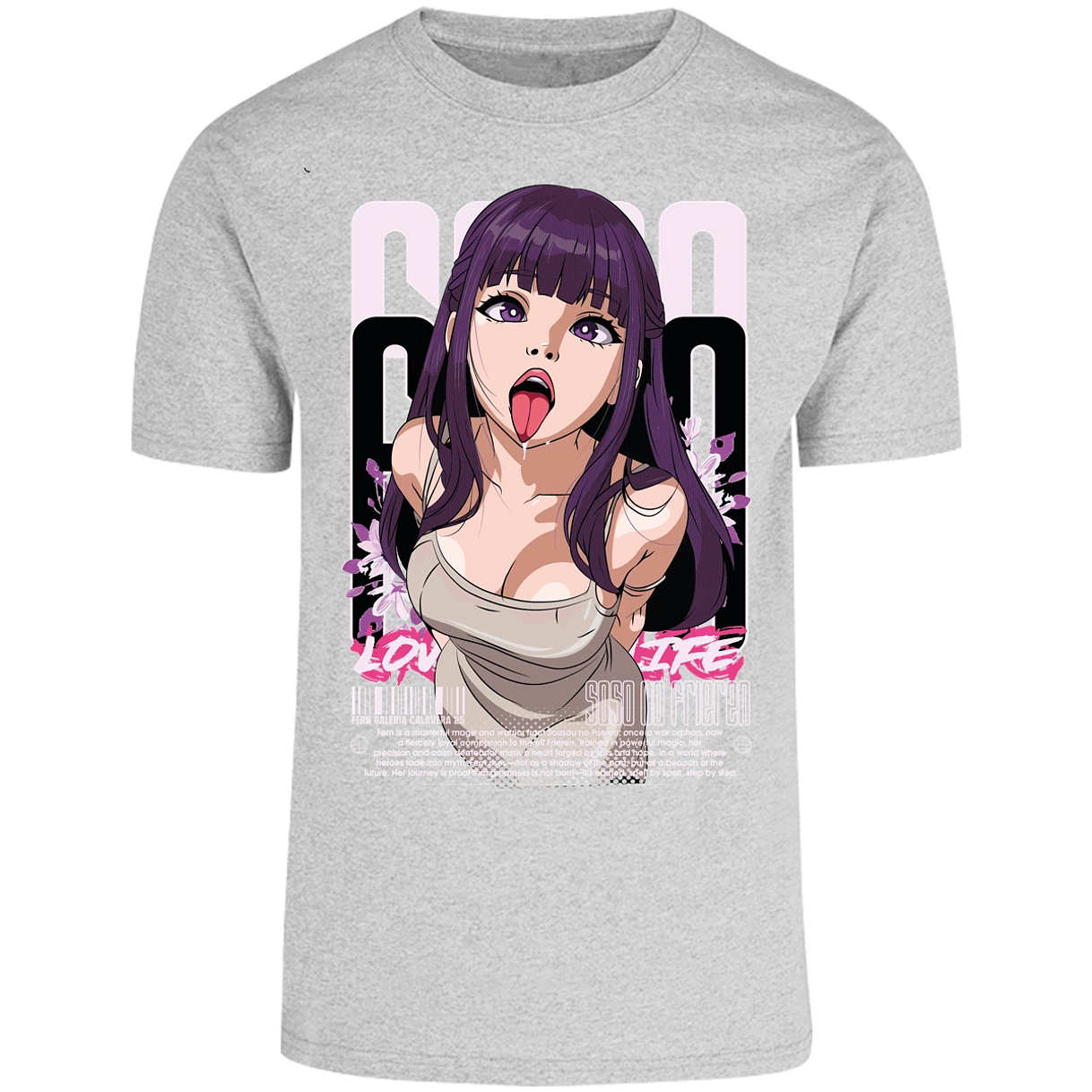 Playera Soso No Frieren Fern Waifu para Adulto 11