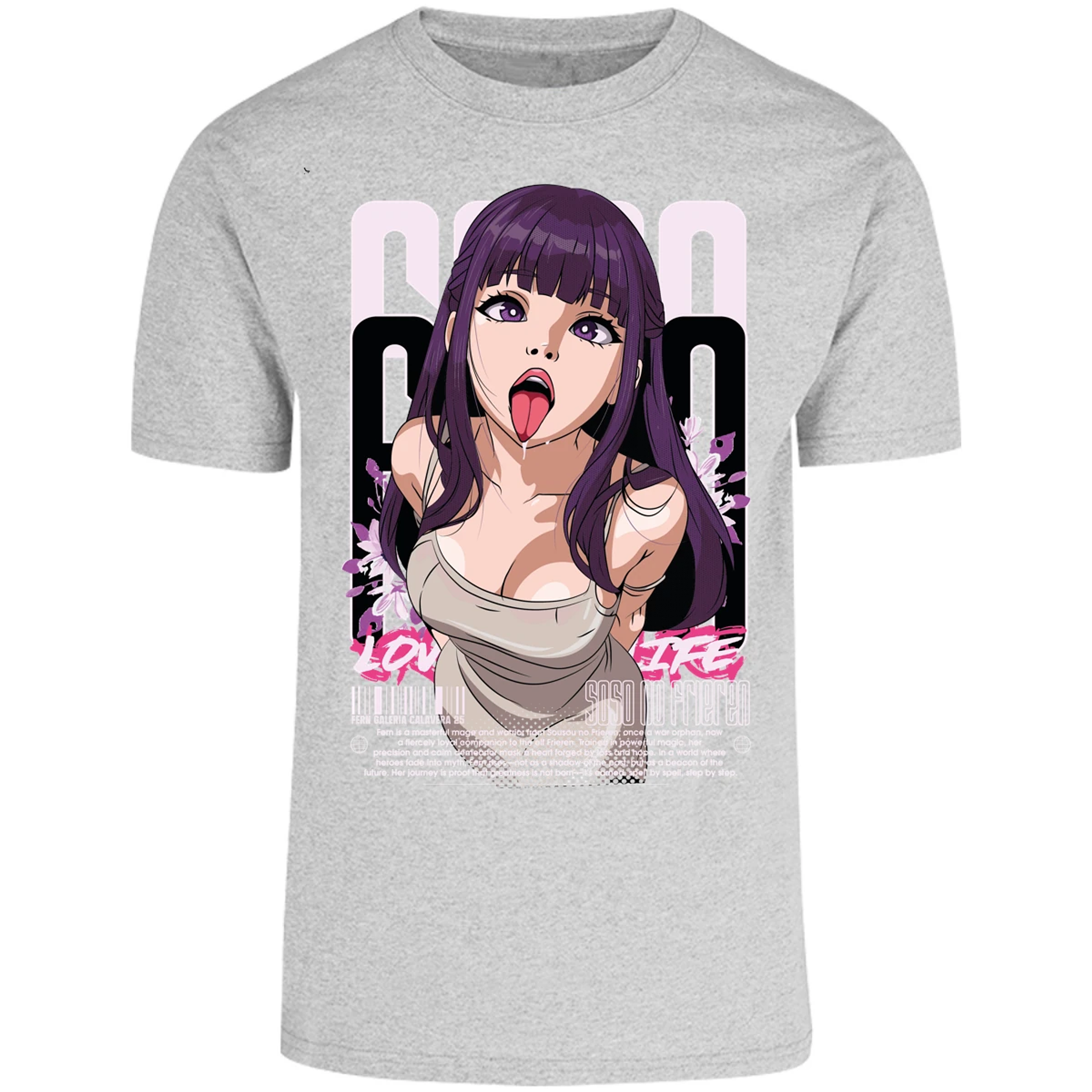 Playera Soso No Frieren Fern Waifu para Adulto 11