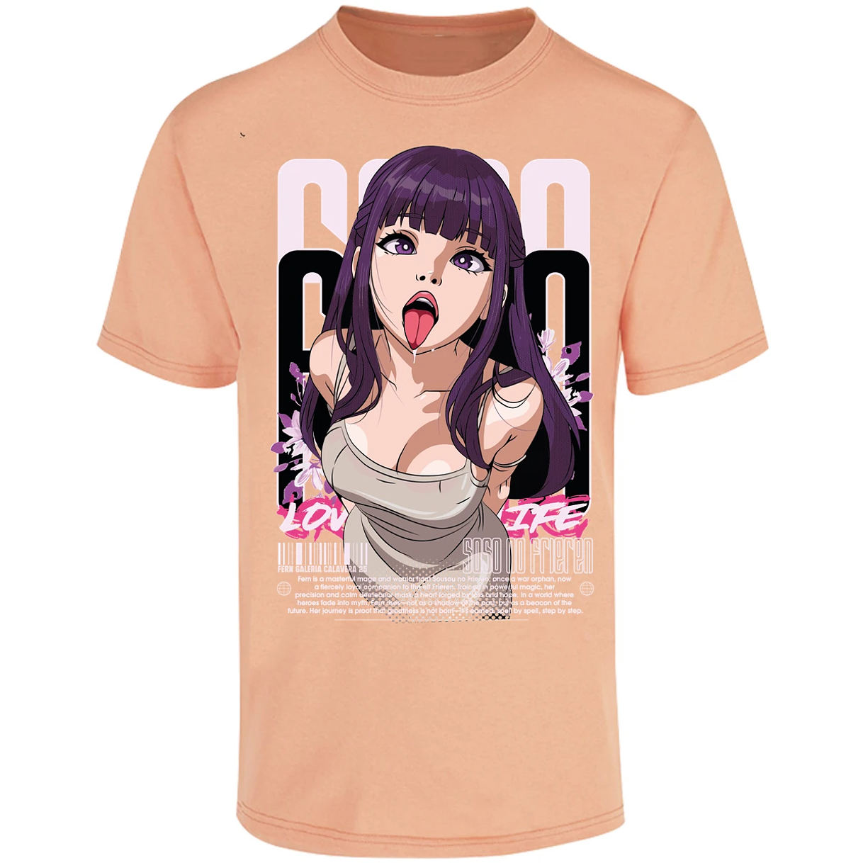 Playera Soso No Frieren Fern Waifu para Adulto 12