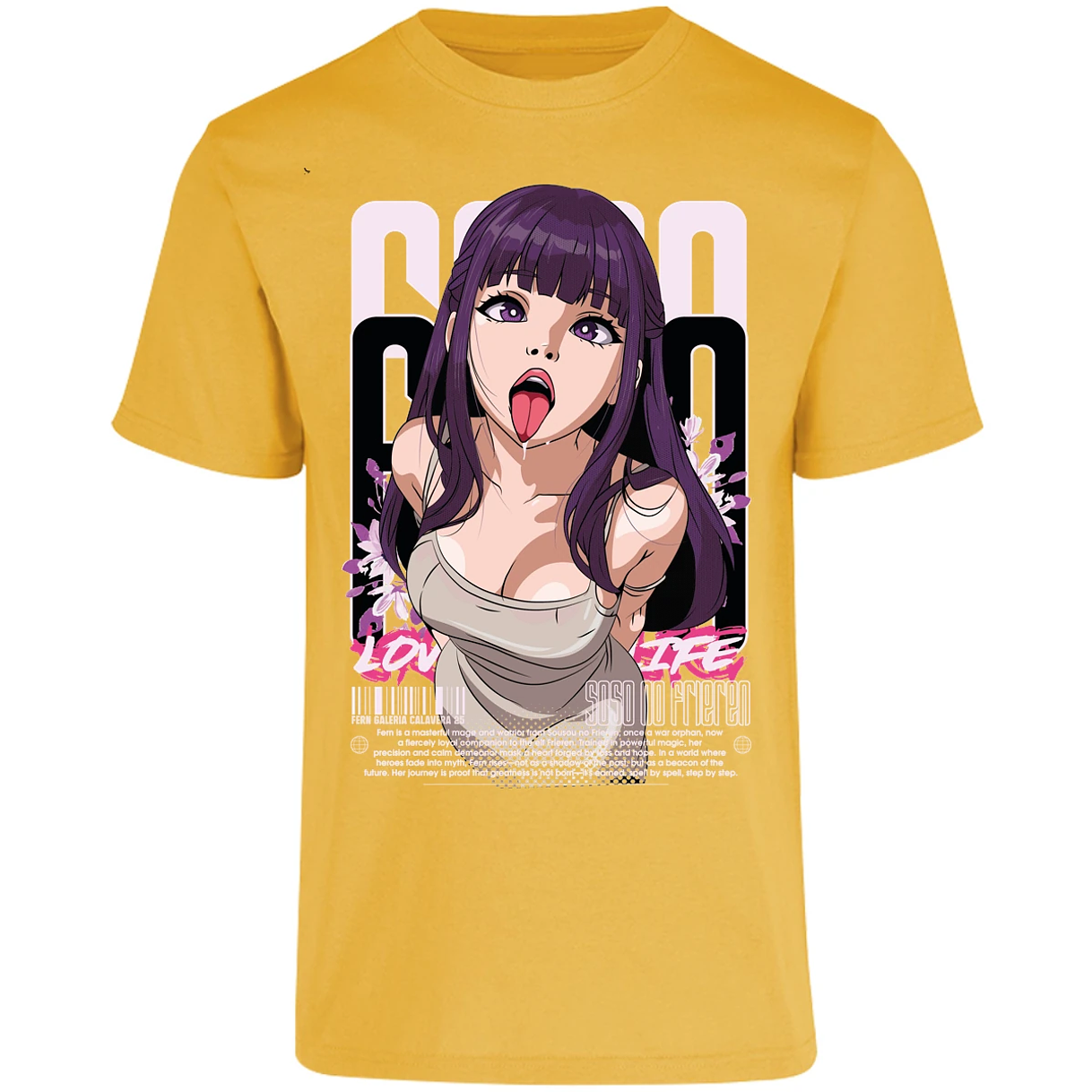 Playera Soso No Frieren Fern Waifu para Adulto 17