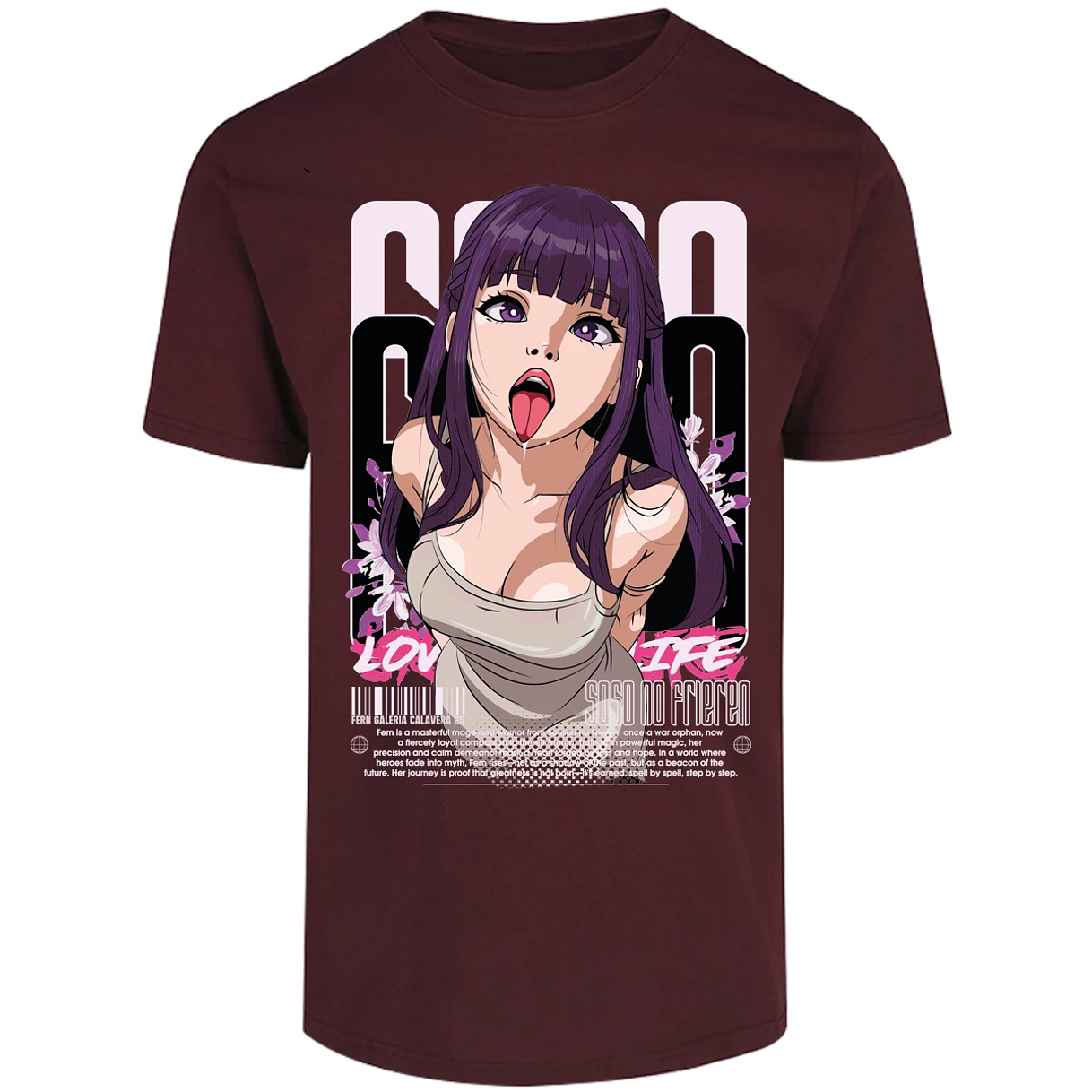 Playera Soso No Frieren Fern Waifu para Adulto 24