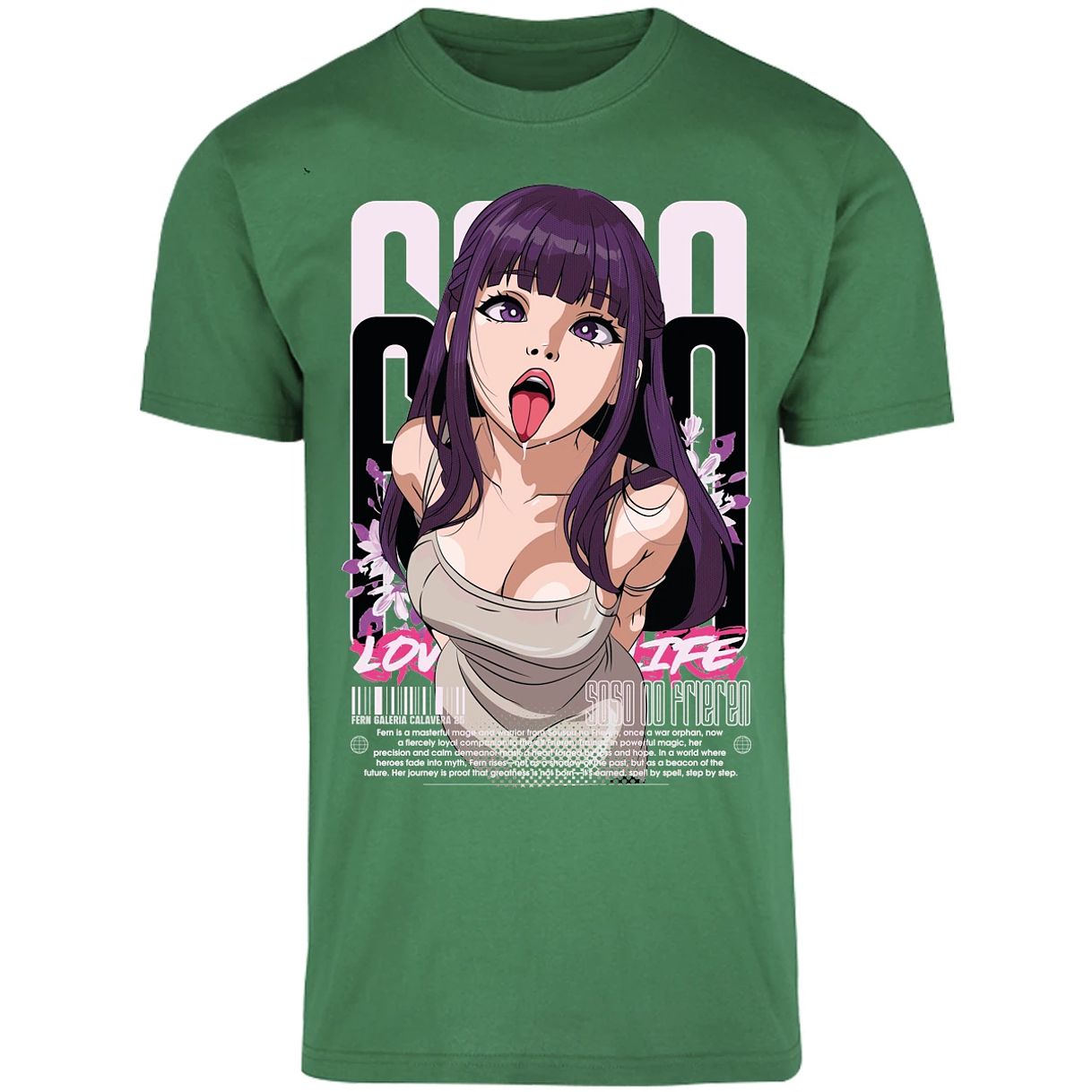 Playera Soso No Frieren Fern Waifu para Adulto 25