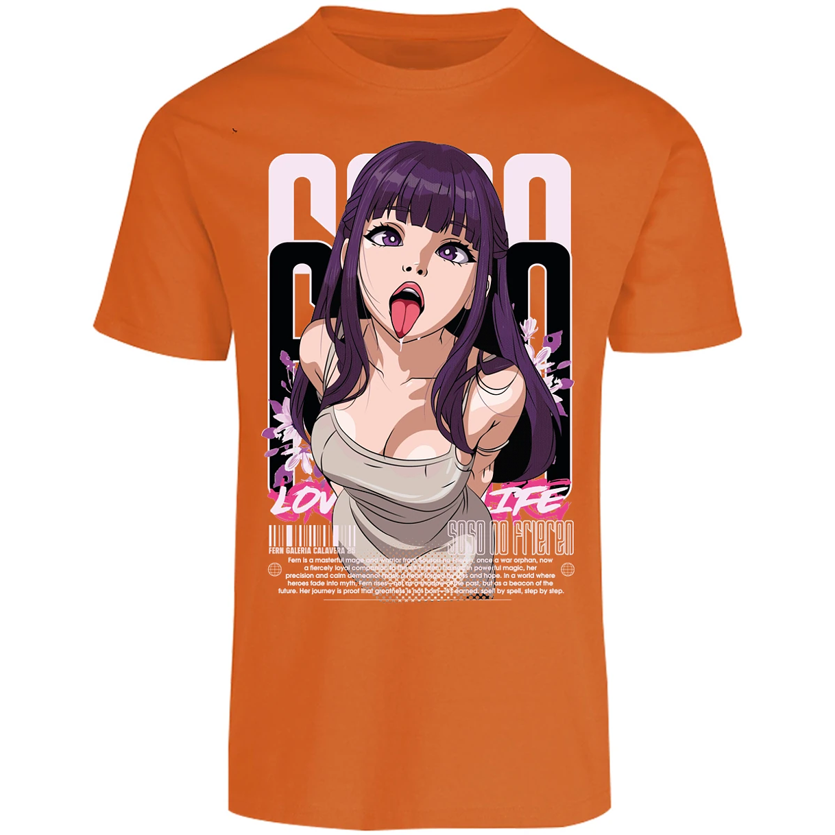 Playera Soso No Frieren Fern Waifu para Adulto 26