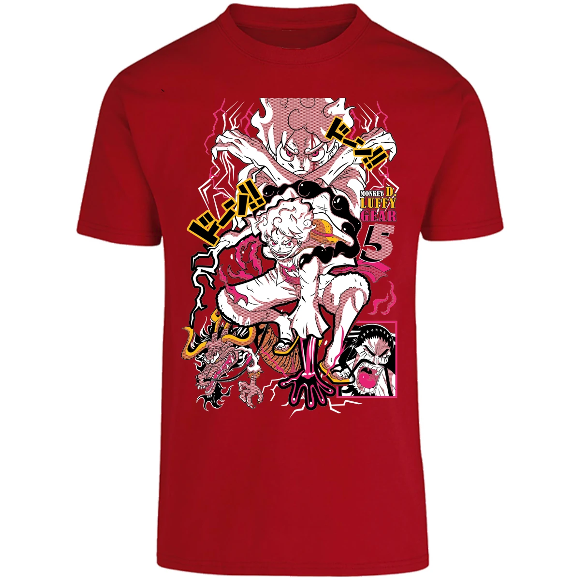 Playera One Piece Luffy Gear 5 para Adulto 1