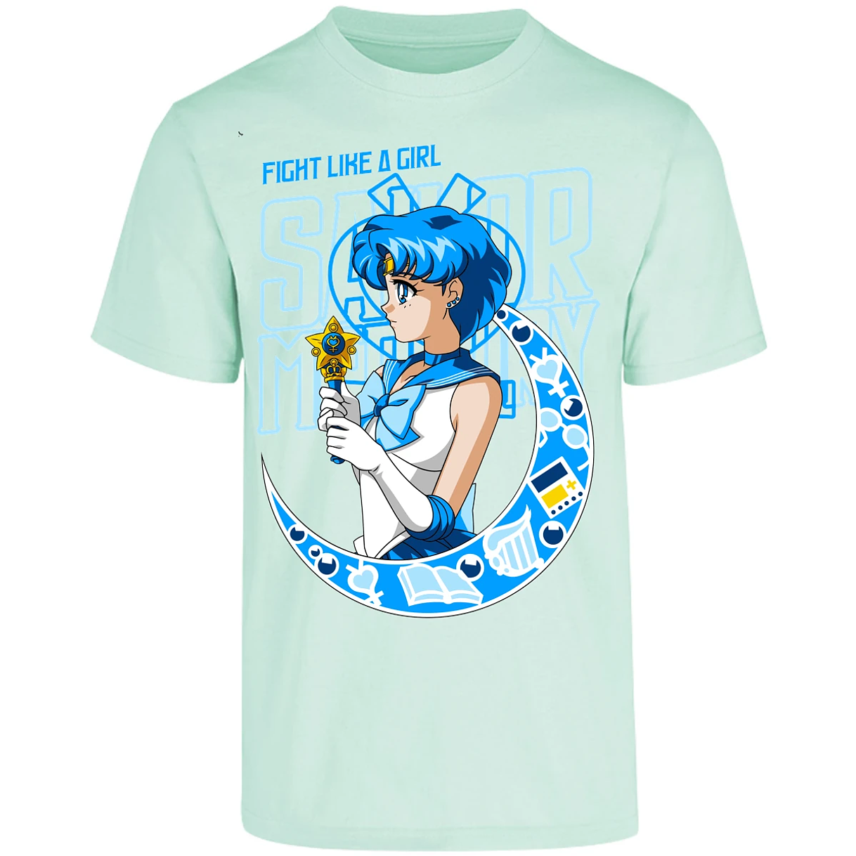 Playera Sailor Moon Sailor Moon Mercury para Adulto 23