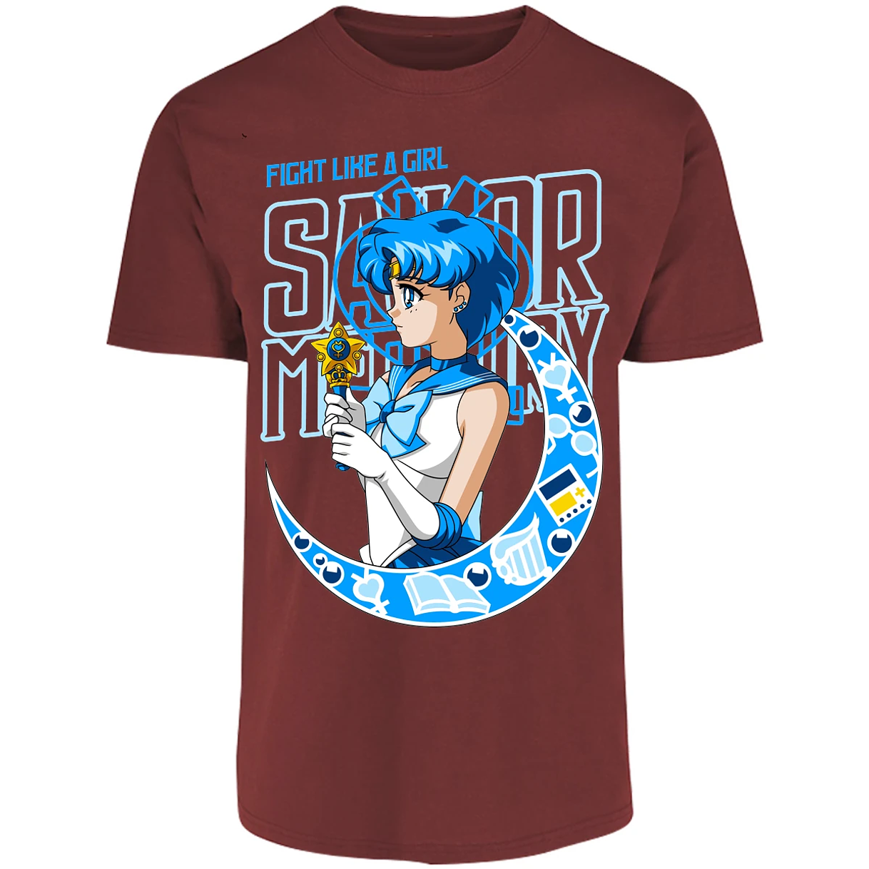 Playera Sailor Moon Sailor Moon Mercury para Adulto 4