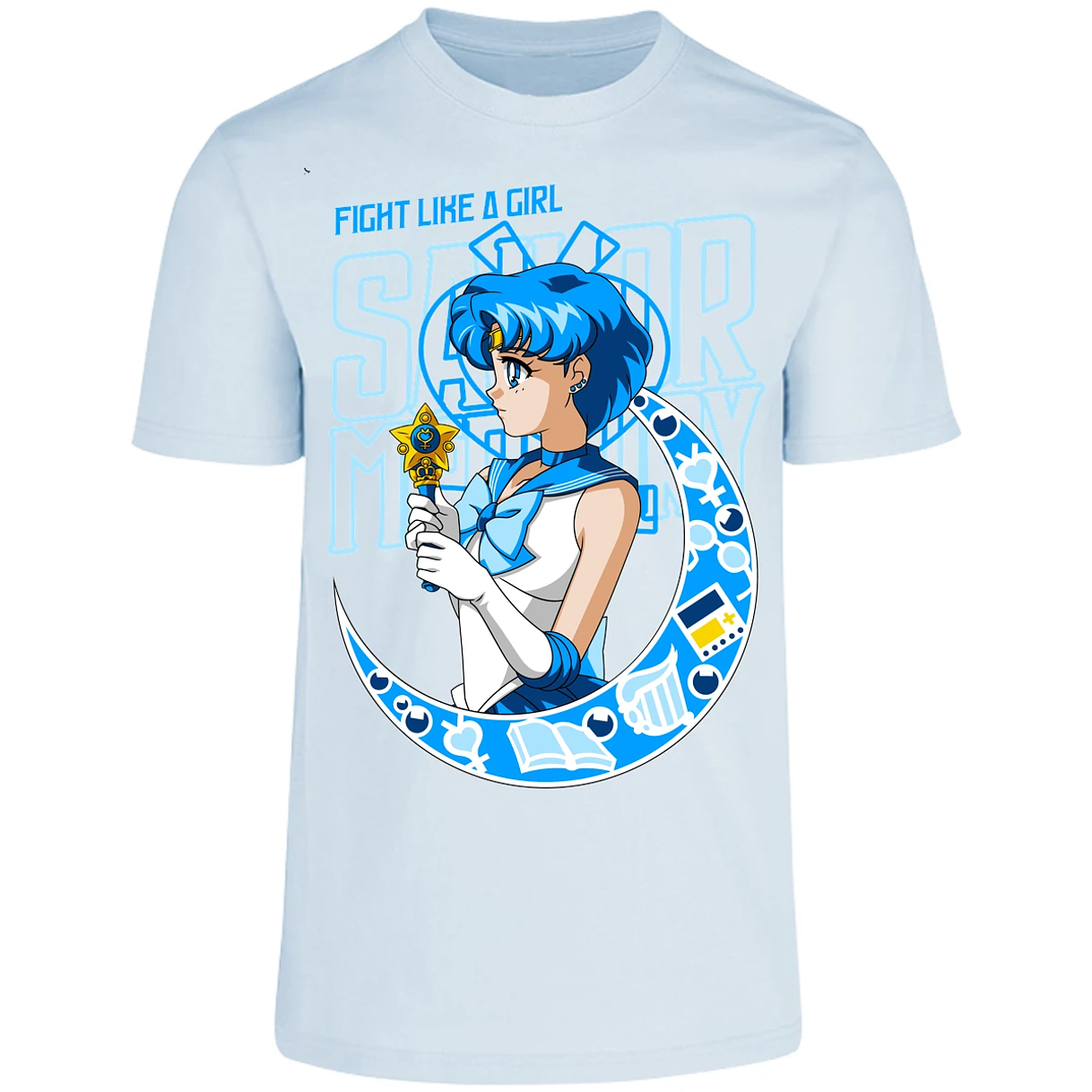 Playera Sailor Moon Sailor Moon Mercury para Adulto 13