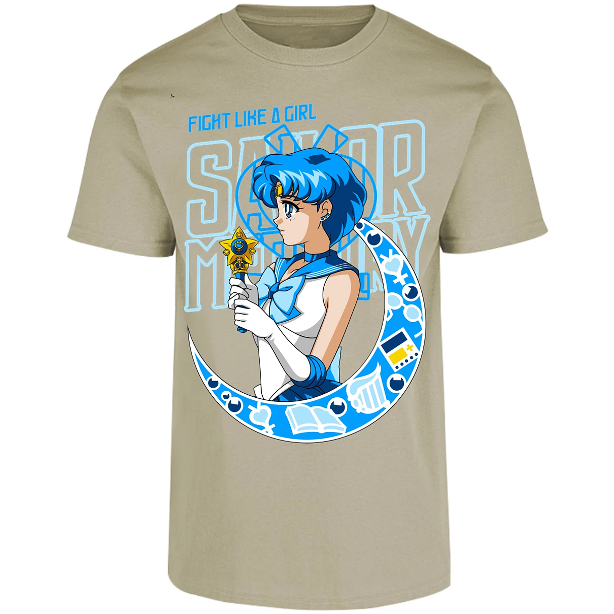 Playera Sailor Moon Sailor Moon Mercury para Adulto 17
