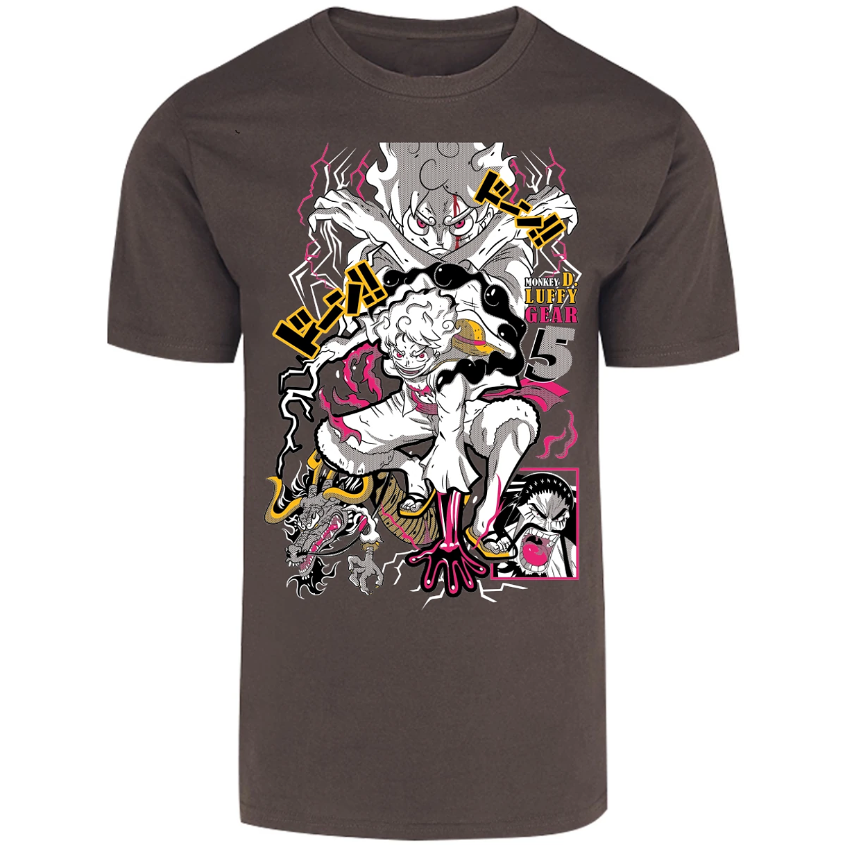Playera One Piece Luffy Gear 5 para Adulto 50
