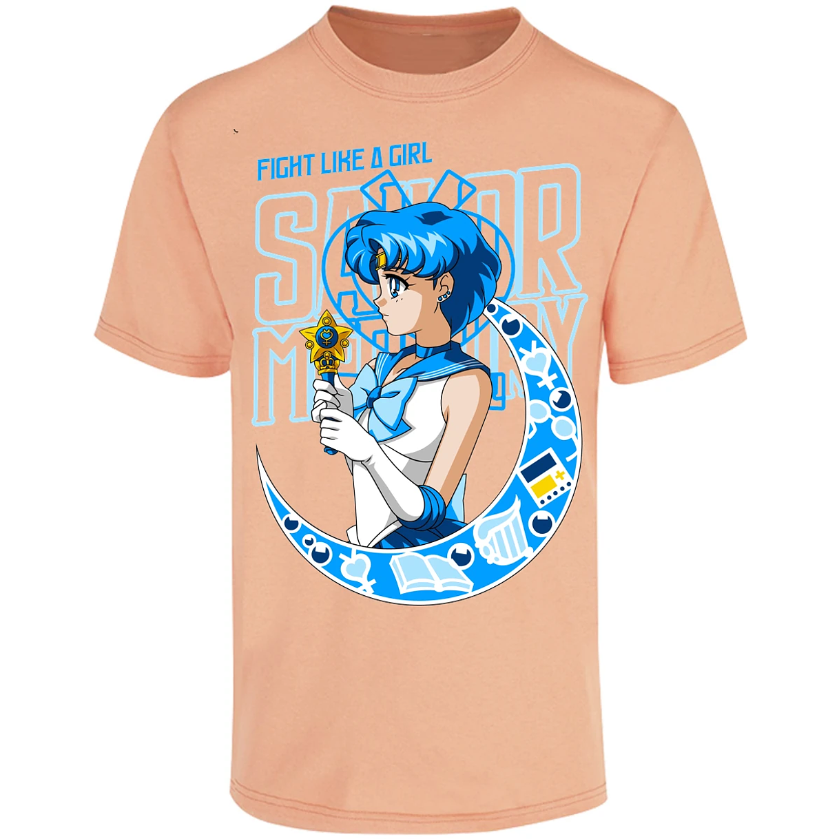Playera Sailor Moon Sailor Moon Mercury para Adulto 9