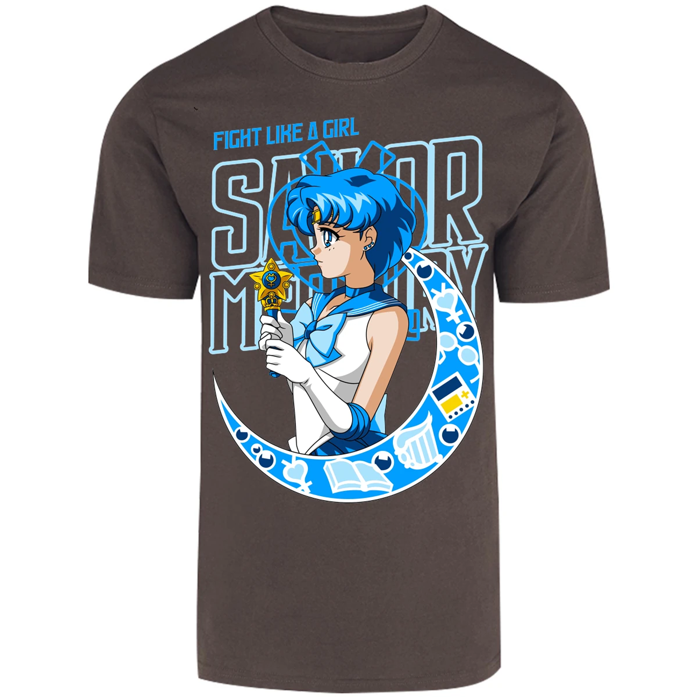Playera Sailor Moon Sailor Moon Mercury para Adulto 10